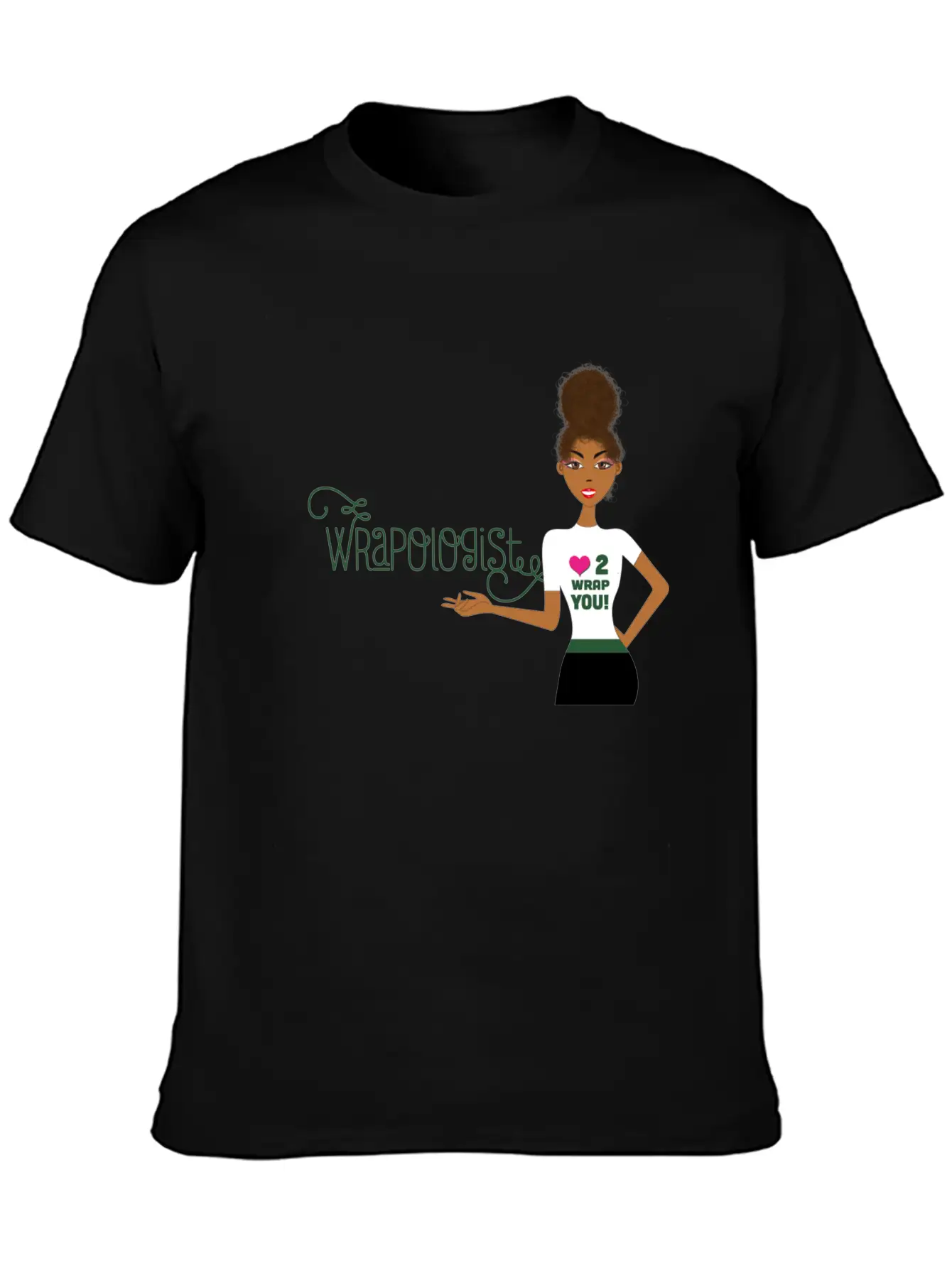 Wrappin' Natural Casual Graphic T-Shirt – Simple And Comfortable Daily Wear