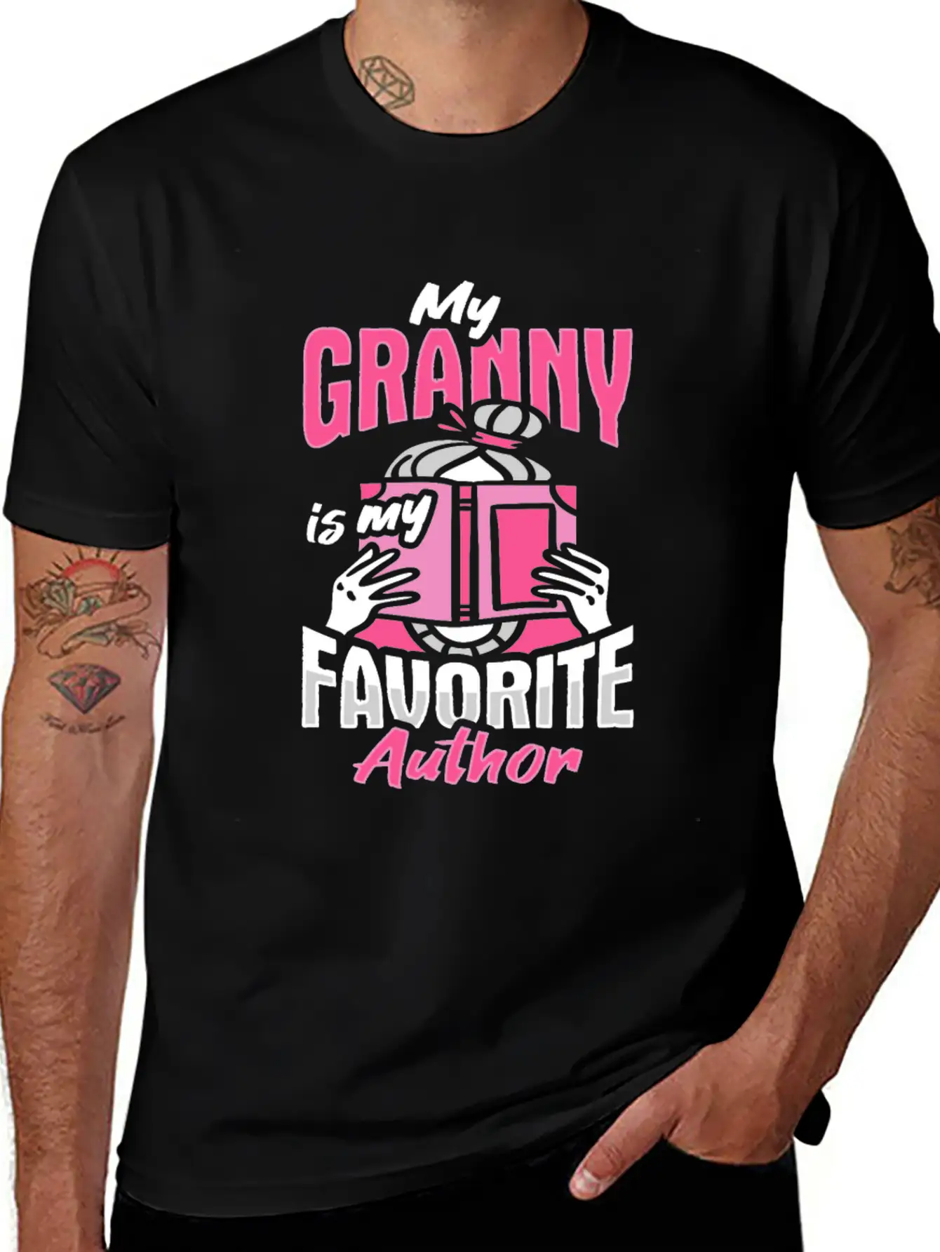 Writing Grandma Design For A Grandchild Timeless Short Sleeve Tee – Comfy And Minimalist Design