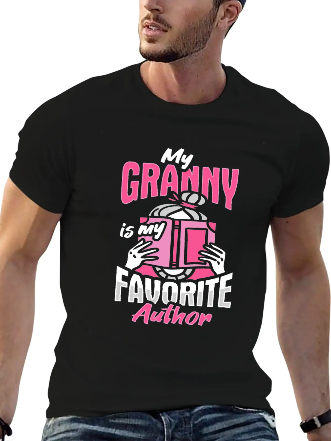Writing Grandma Design For A Grandchild Timeless Short Sleeve Tee – Comfy And Minimalist Design