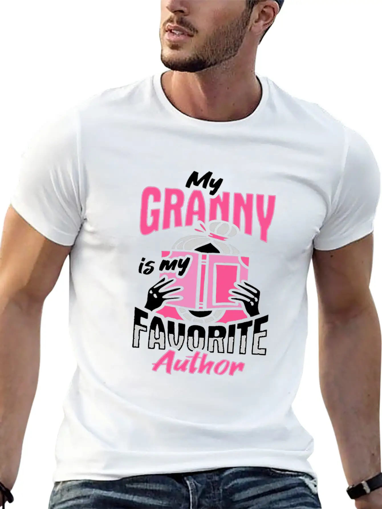 Writing Grandma Design For A Grandchild Timeless Short Sleeve Tee – Comfy And Minimalist Design