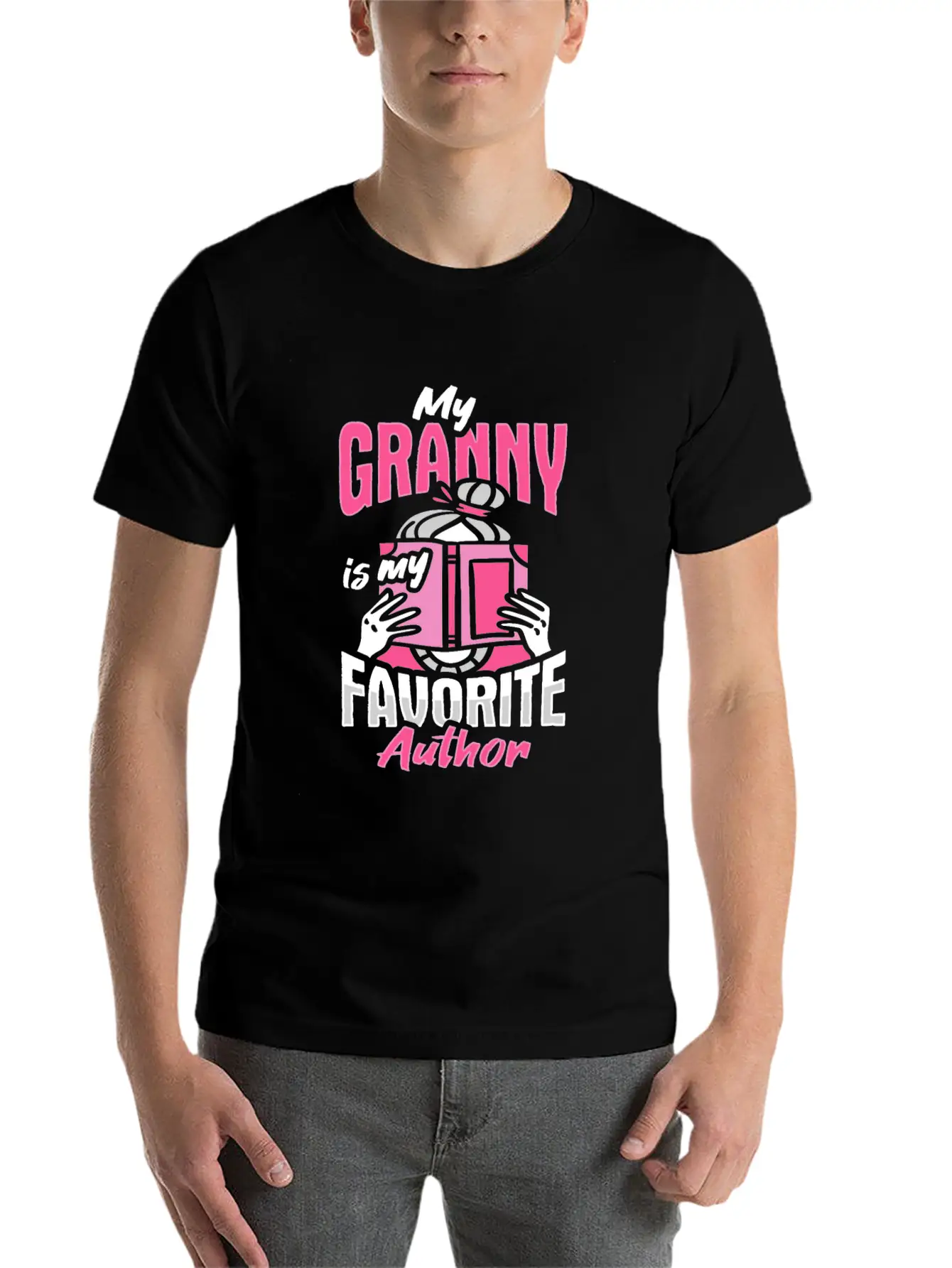 Writing Grandma Design For A Grandchild Timeless Short Sleeve Tee – Comfy And Minimalist Design