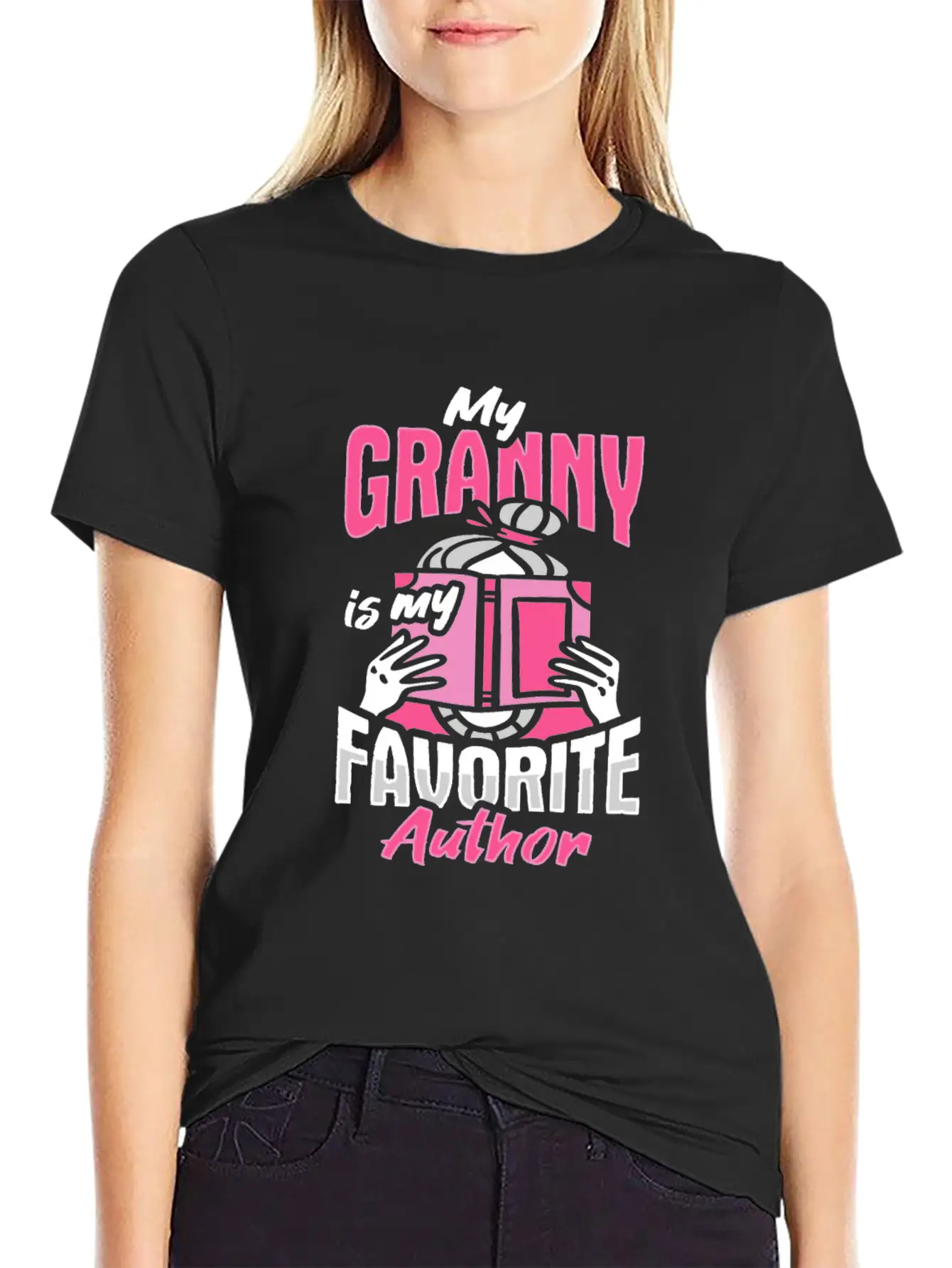 Writing Grandma Design For A Grandchild Timeless Short Sleeve Tee – Comfy And Minimalist Design