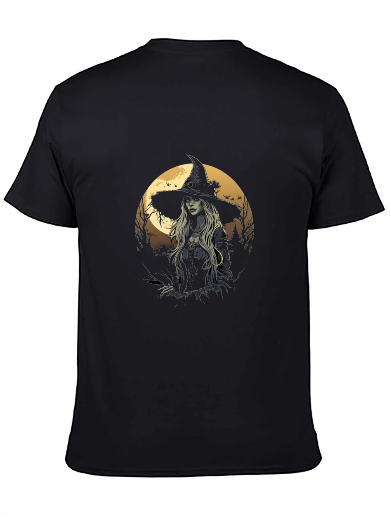 Witch Graphic Tee - Stylish Halloween T-Shirt