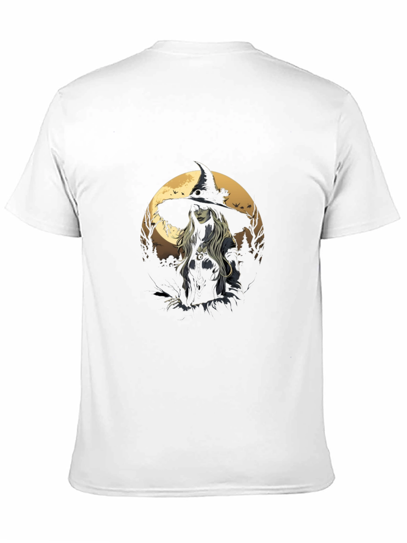 Witch Graphic Tee - Stylish Halloween T-Shirt