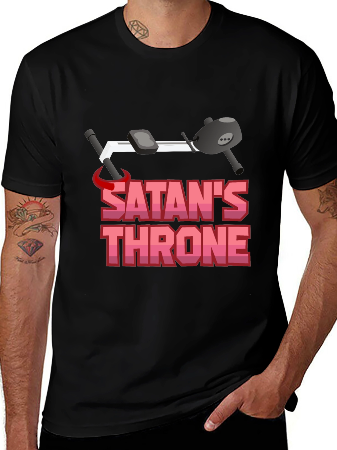 Satans Throne Exercise Bike T-Shirt