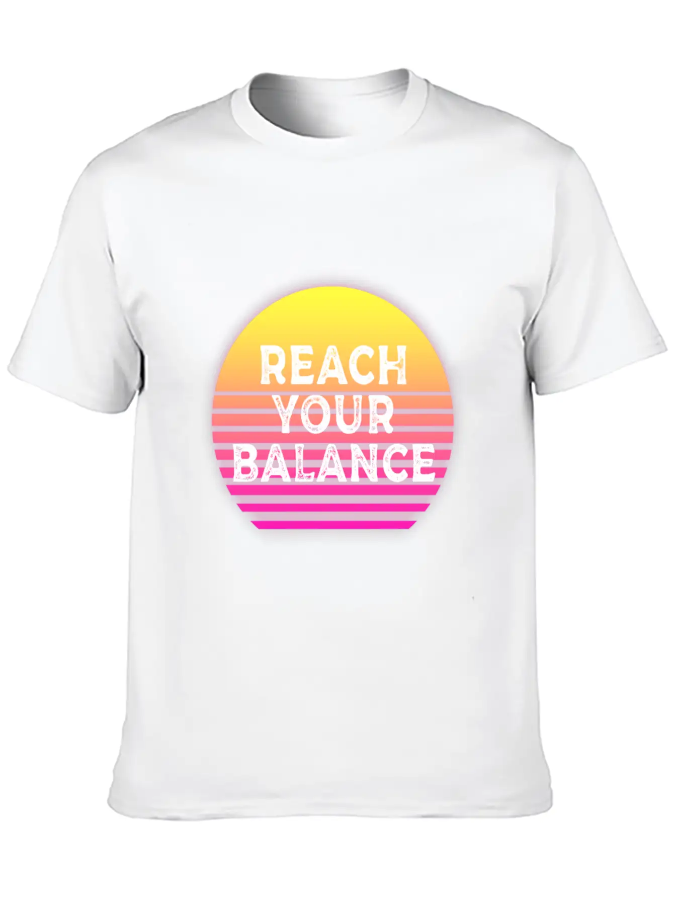 Yoga Reach Your Balance Casual Graphic T-Shirt – Simple And Comfortable Daily Wear