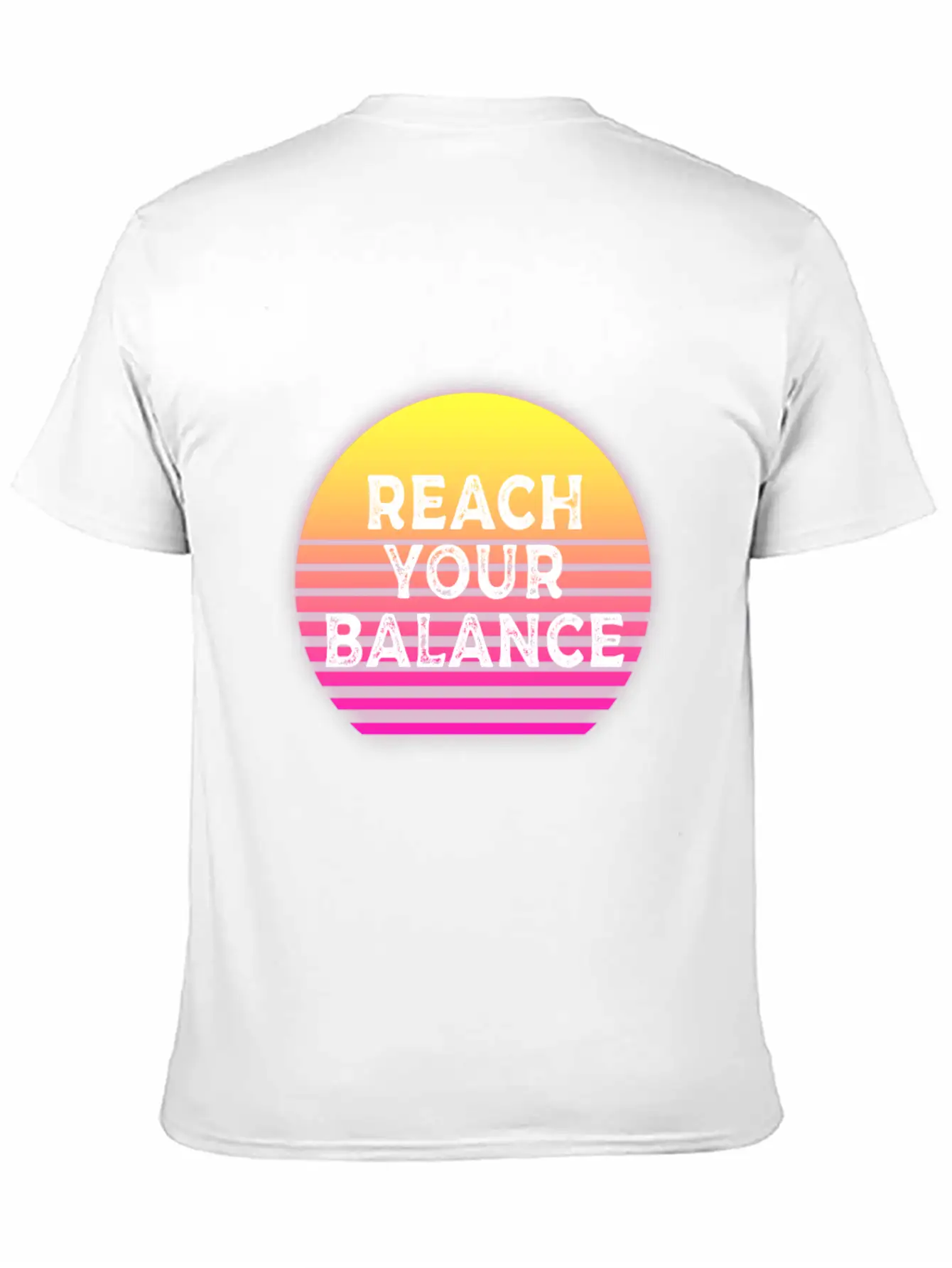 Yoga Reach Your Balance Casual Graphic T-Shirt – Simple And Comfortable Daily Wear