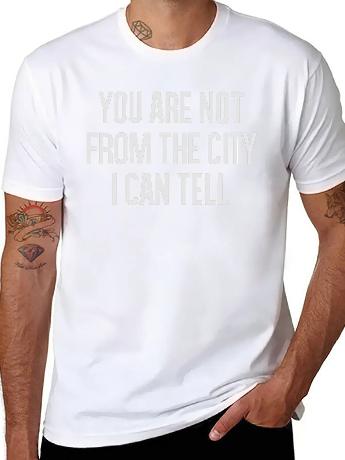 You Are Not From The CityI Can Tell Timeless Short Sleeve Tee – Comfy And Minimalist Design
