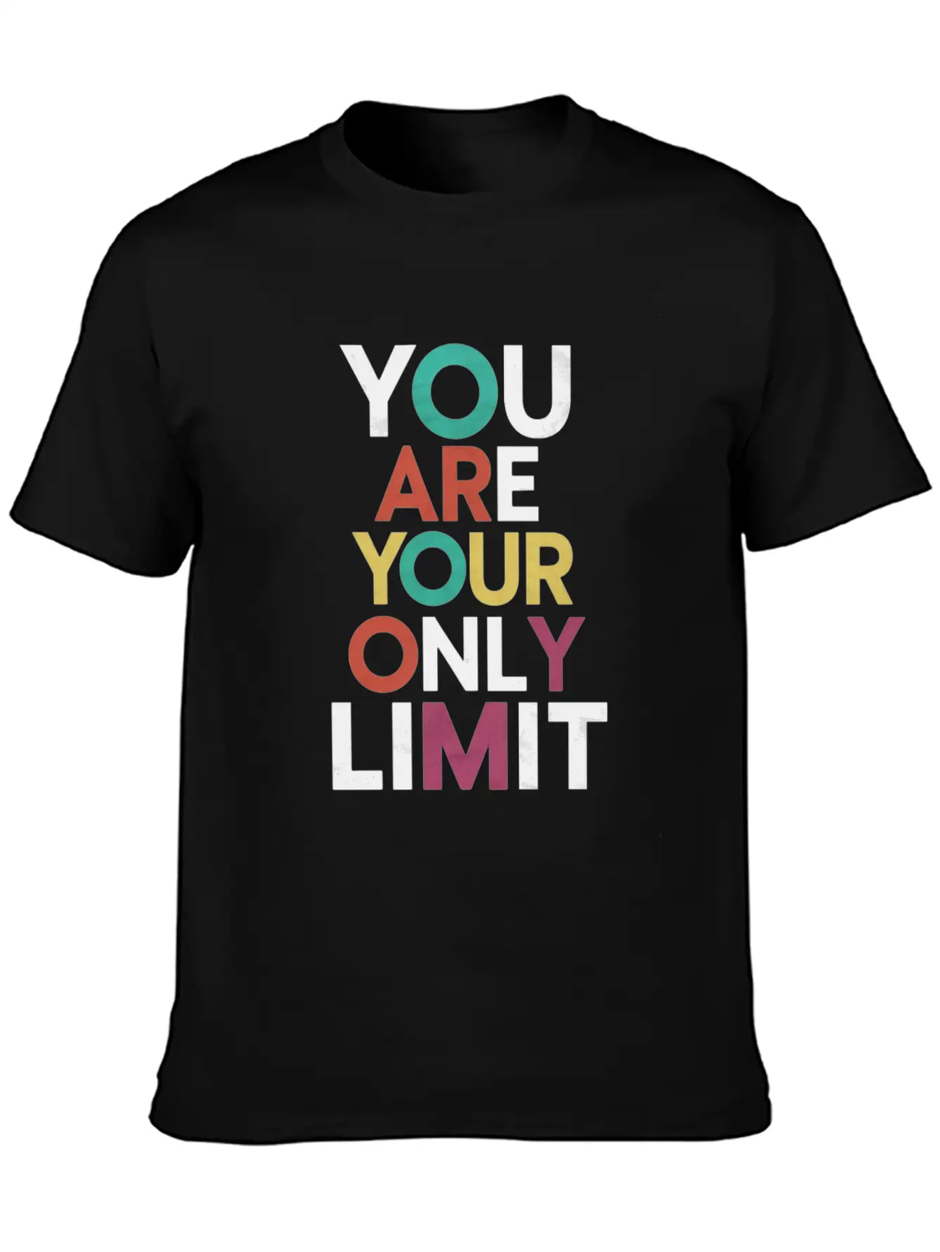 You Are Your Only Limit Motivation Timeless Short Sleeve Tee – Comfy And Minimalist Design