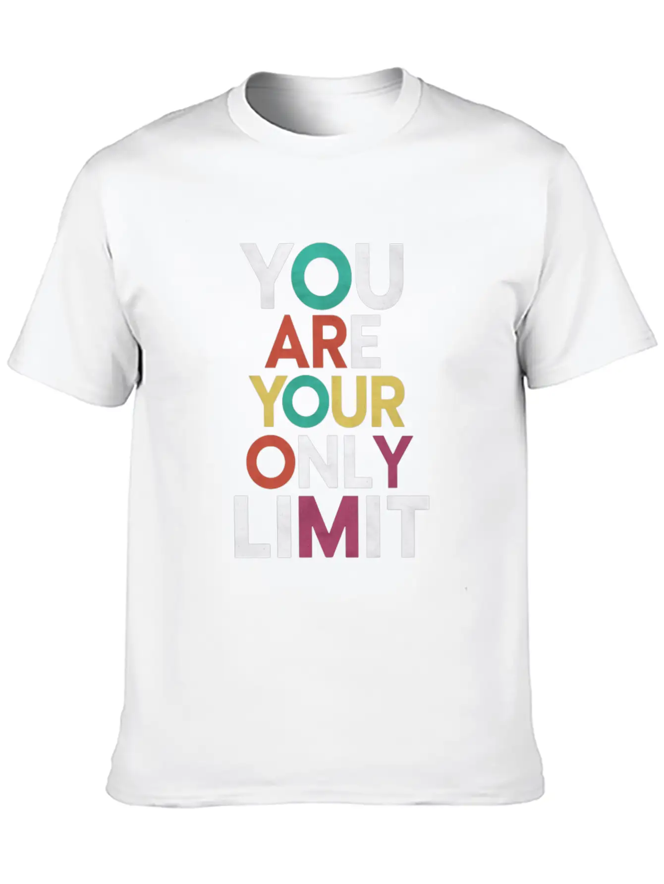 You Are Your Only Limit Motivation Timeless Short Sleeve Tee – Comfy And Minimalist Design