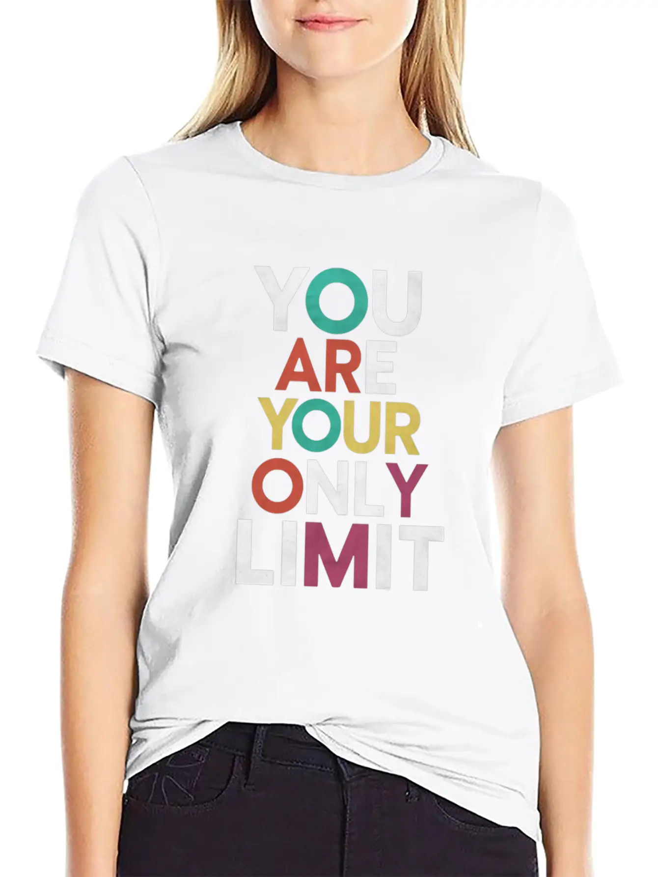 You Are Your Only Limit Motivation Timeless Short Sleeve Tee – Comfy And Minimalist Design