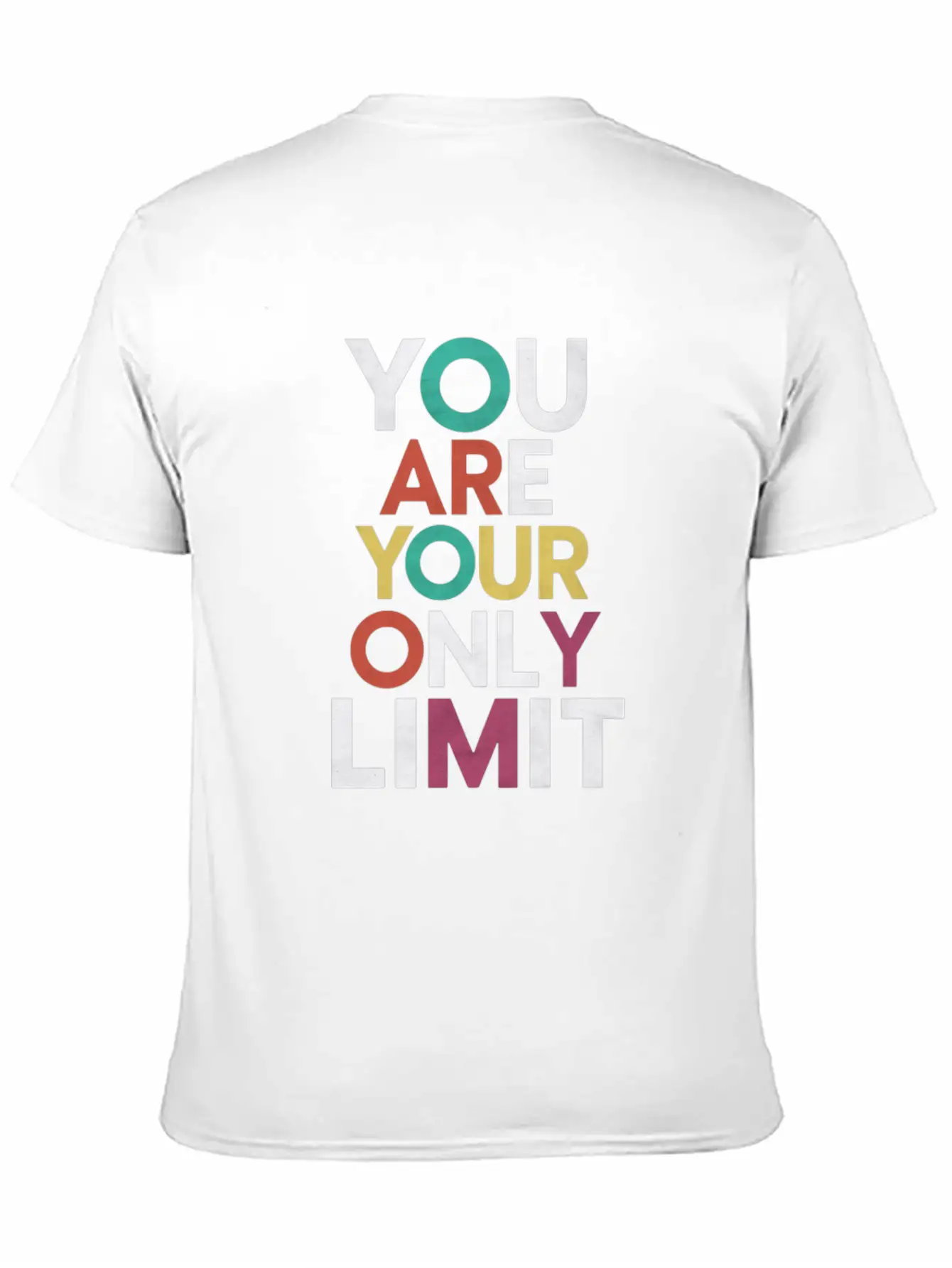 You Are Your Only Limit Motivation Timeless Short Sleeve Tee – Comfy And Minimalist Design