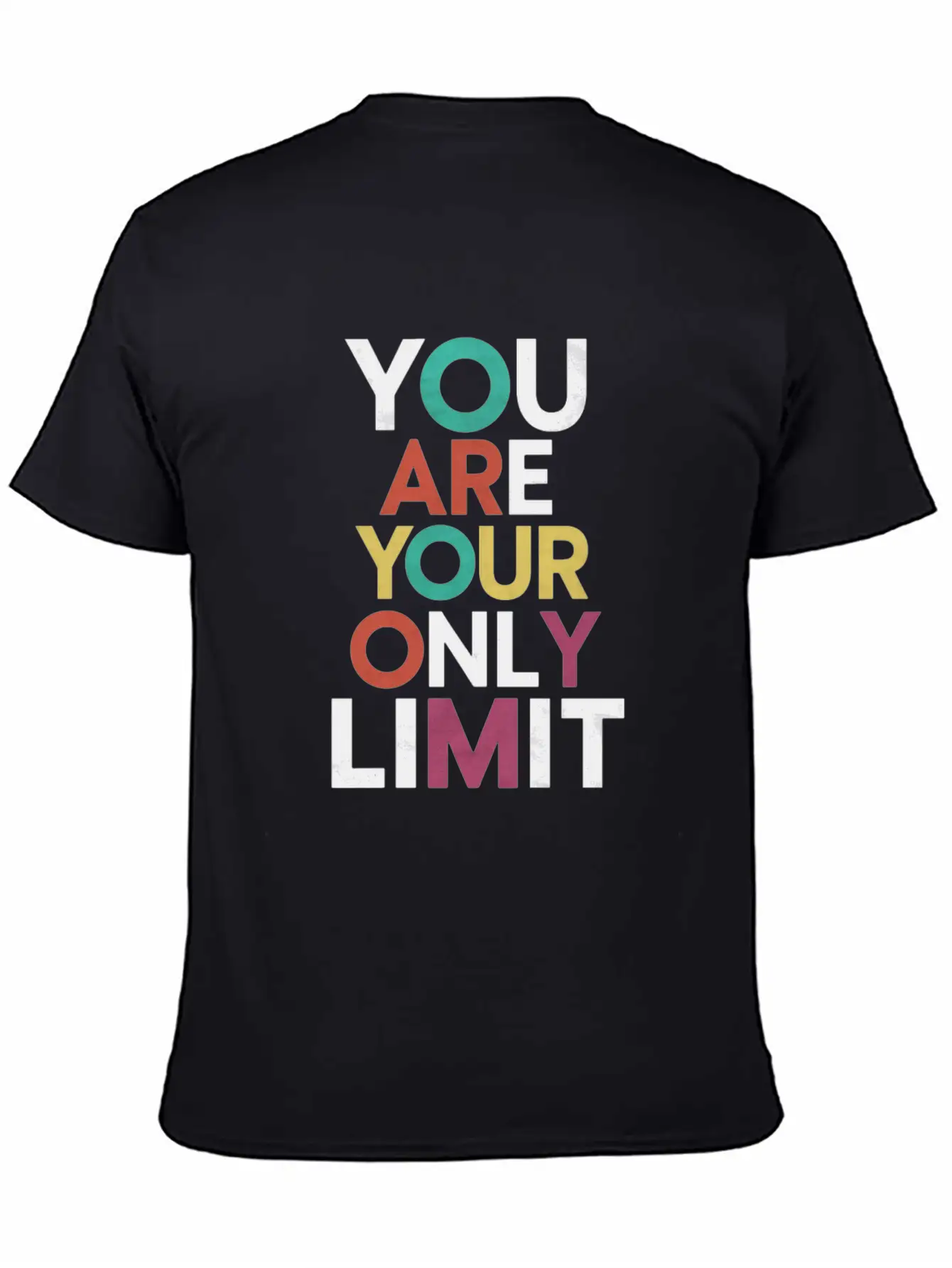You Are Your Only Limit Motivation Timeless Short Sleeve Tee – Comfy And Minimalist Design