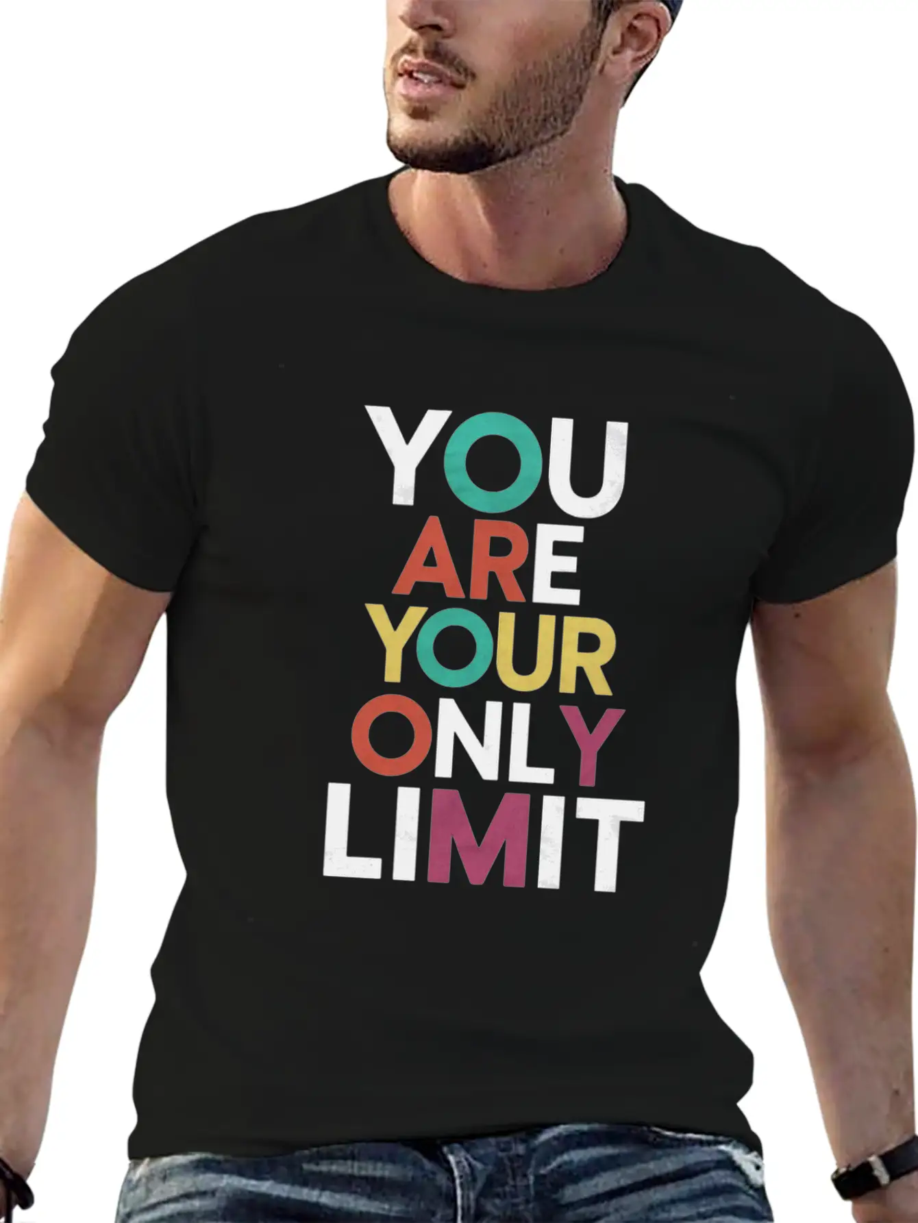You Are Your Only Limit Motivation Timeless Short Sleeve Tee – Comfy And Minimalist Design