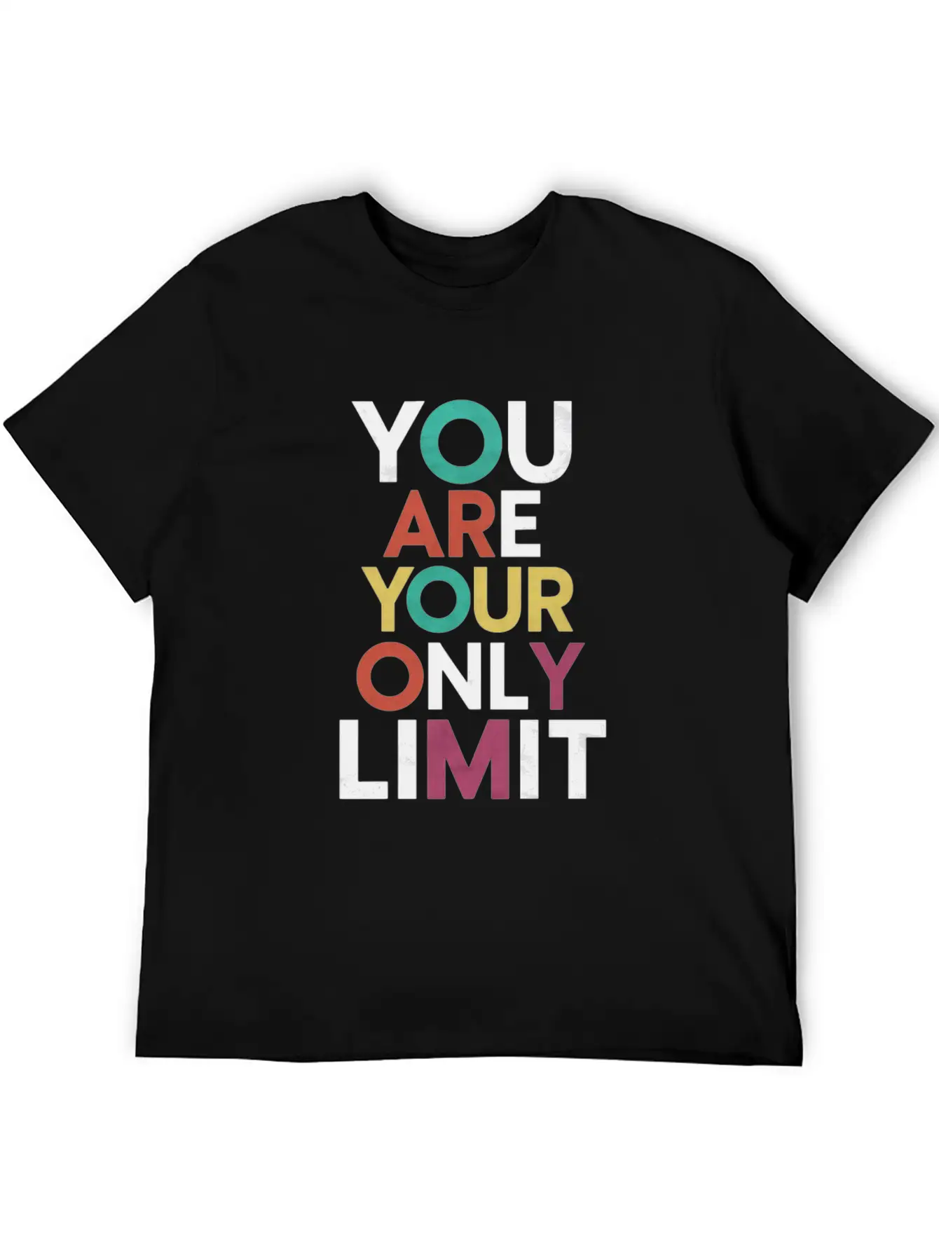 You Are Your Only Limit Motivation Timeless Short Sleeve Tee – Comfy And Minimalist Design