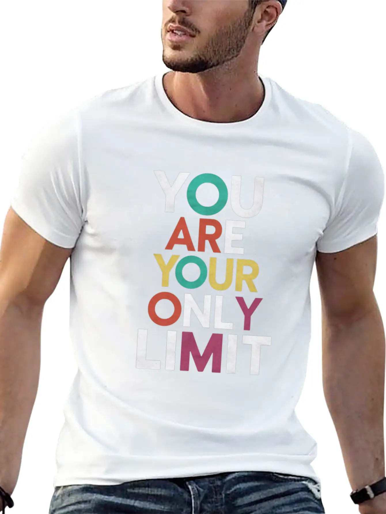 You Are Your Only Limit Motivation Timeless Short Sleeve Tee – Comfy And Minimalist Design