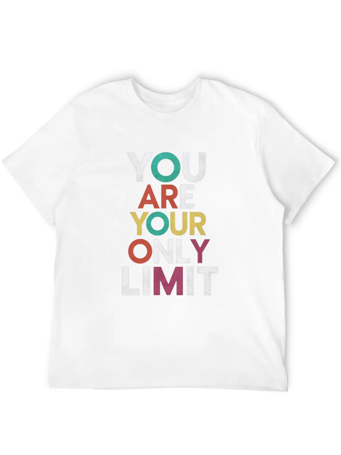 You Are Your Only Limit Motivation Timeless Short Sleeve Tee – Comfy And Minimalist Design
