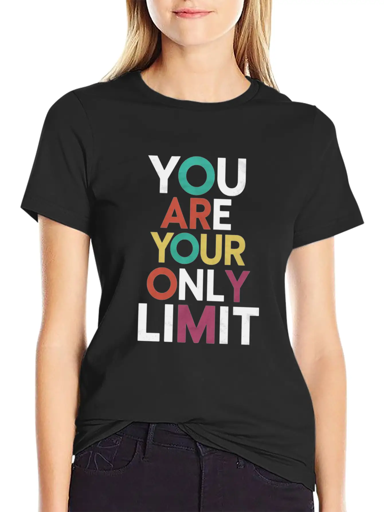 You Are Your Only Limit Motivation Timeless Short Sleeve Tee – Comfy And Minimalist Design