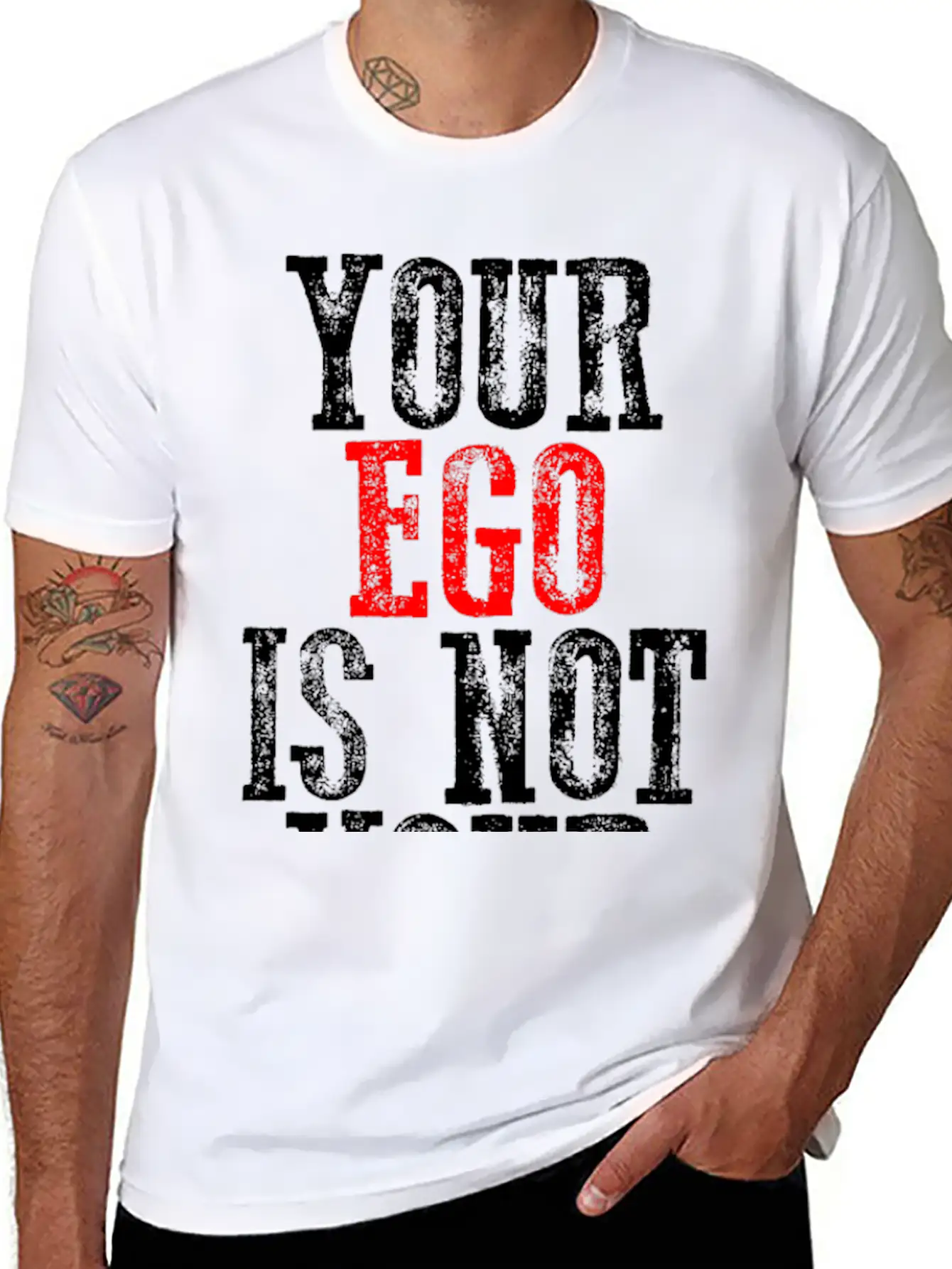 Your Ego Is Not Your Amigo 8 Timeless Short Sleeve Tee – Comfy And Minimalist Design