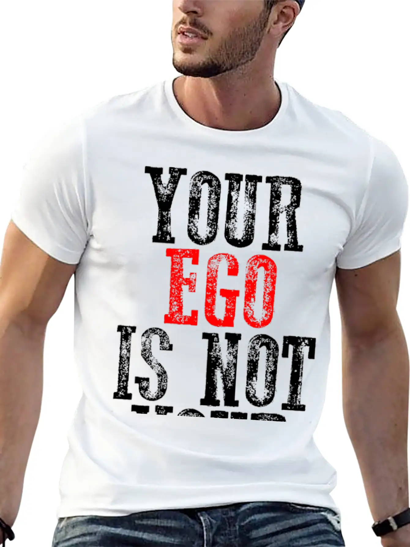 Your Ego Is Not Your Amigo 8 Timeless Short Sleeve Tee – Comfy And Minimalist Design