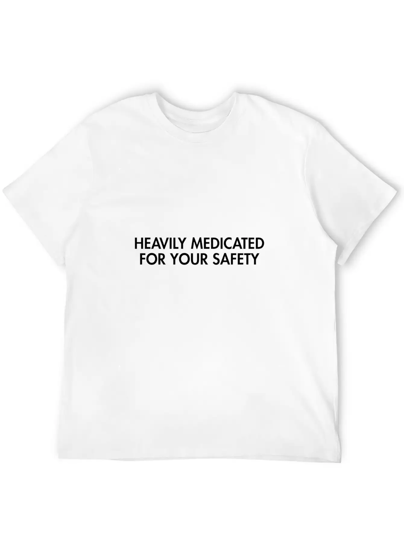 YOUR SAFETY Casual Graphic T-Shirt – Simple And Comfortable Daily Wear