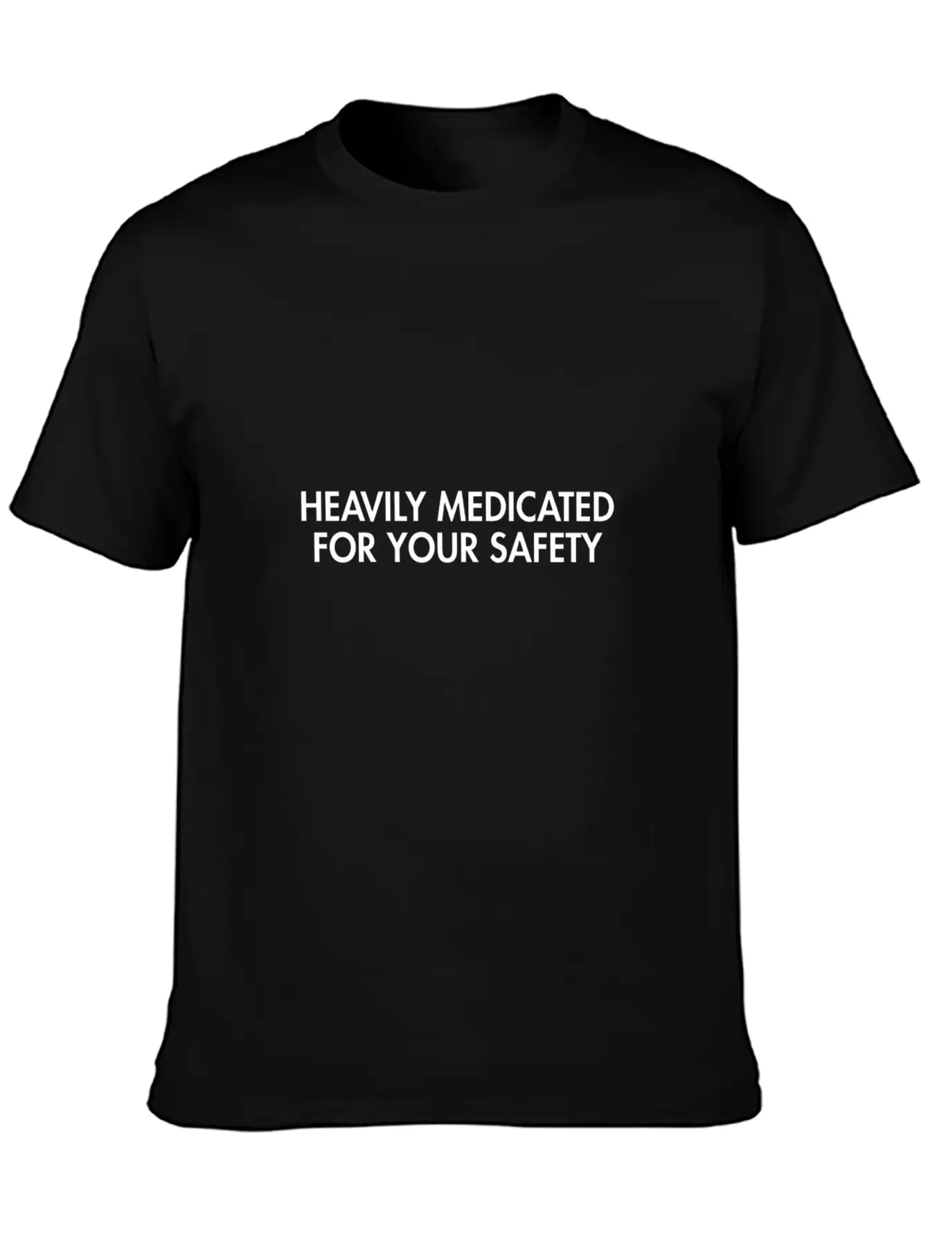 YOUR SAFETY Casual Graphic T-Shirt – Simple And Comfortable Daily Wear
