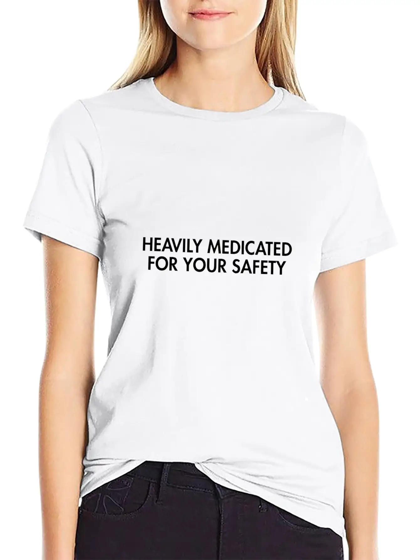 YOUR SAFETY Casual Graphic T-Shirt – Simple And Comfortable Daily Wear