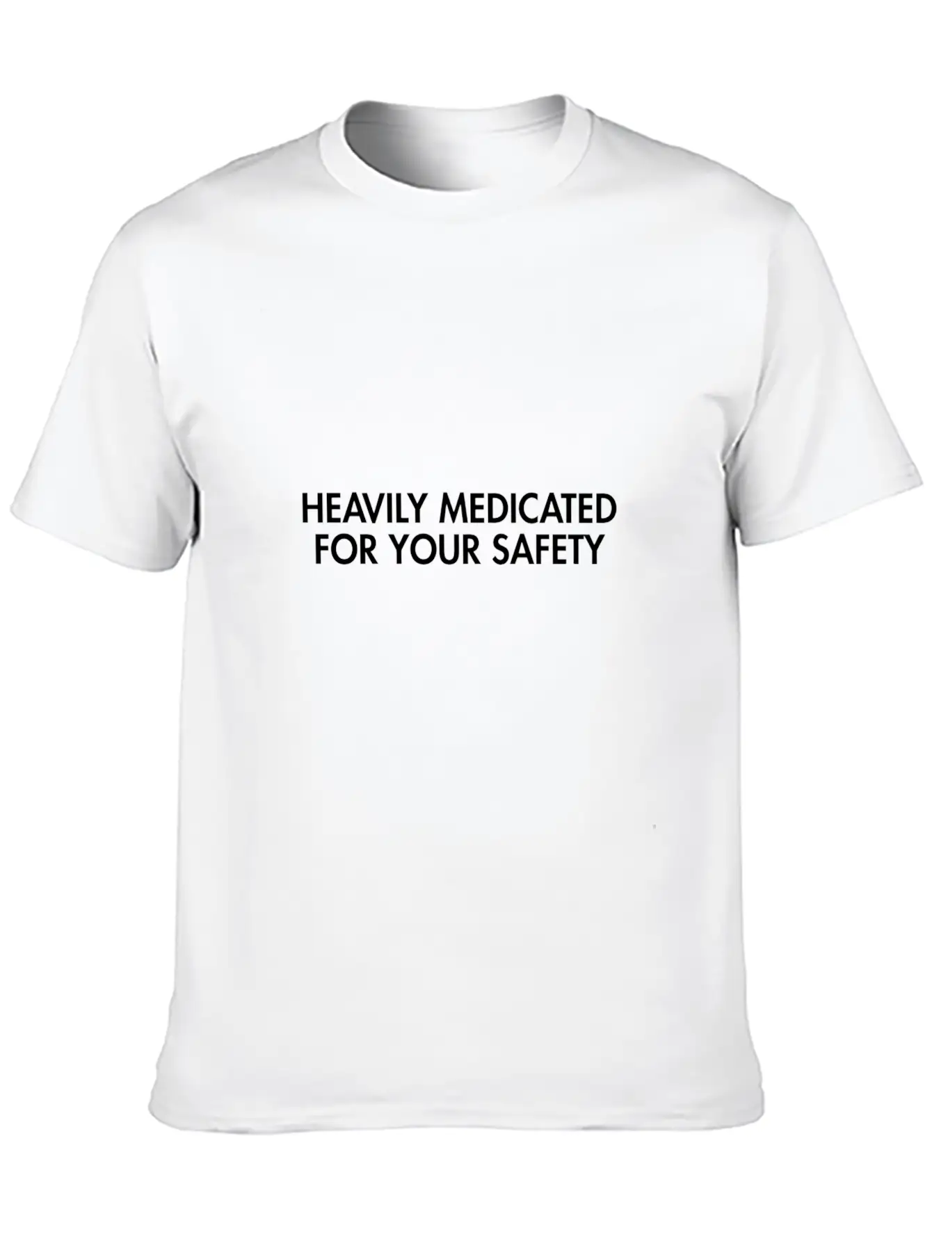 YOUR SAFETY Casual Graphic T-Shirt – Simple And Comfortable Daily Wear