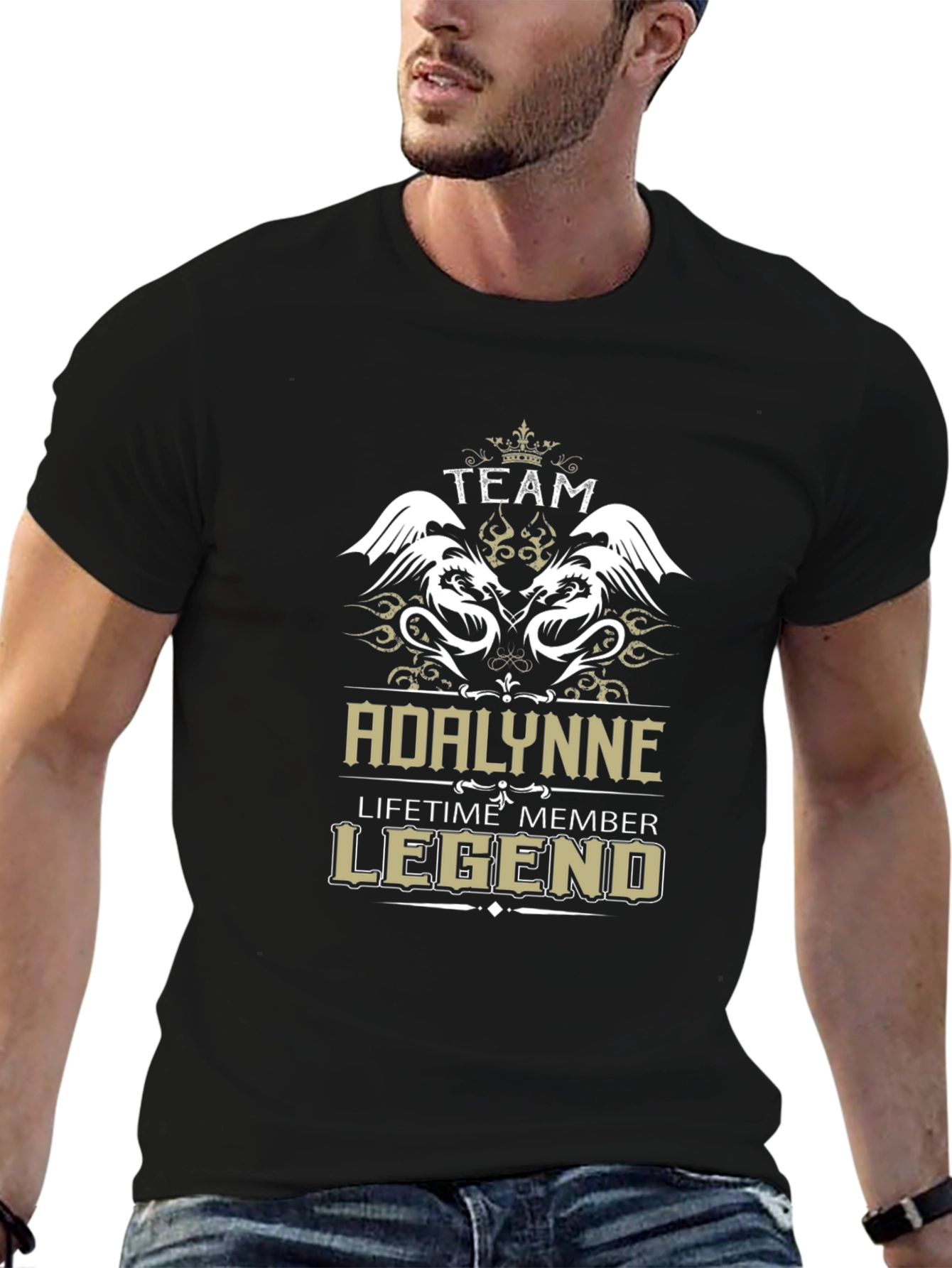 Adalynne Team Legend Black T-Shirt
