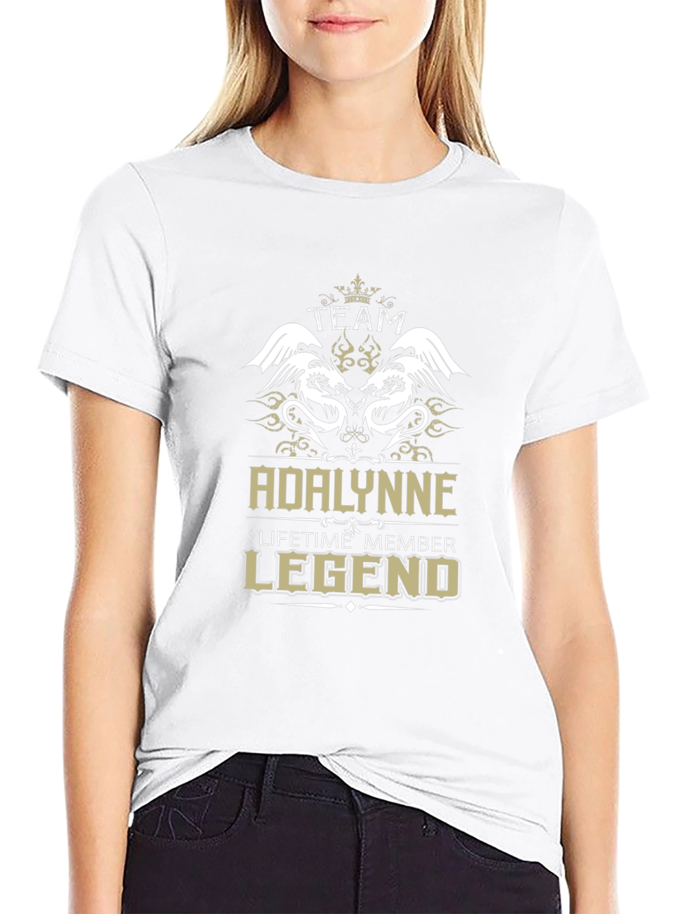 Adalynne Team Legend Black T-Shirt