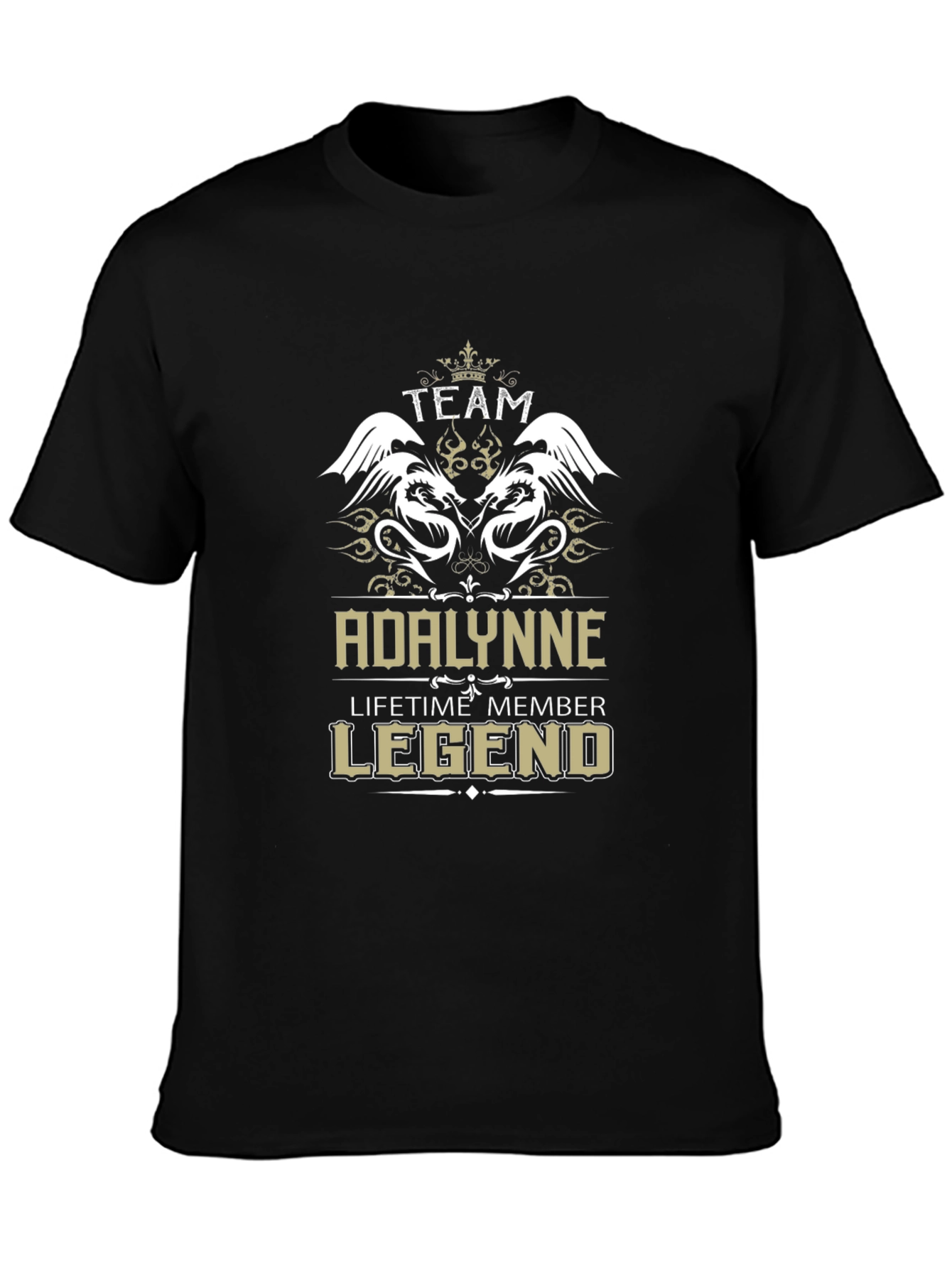 Adalynne Team Legend Black T-Shirt