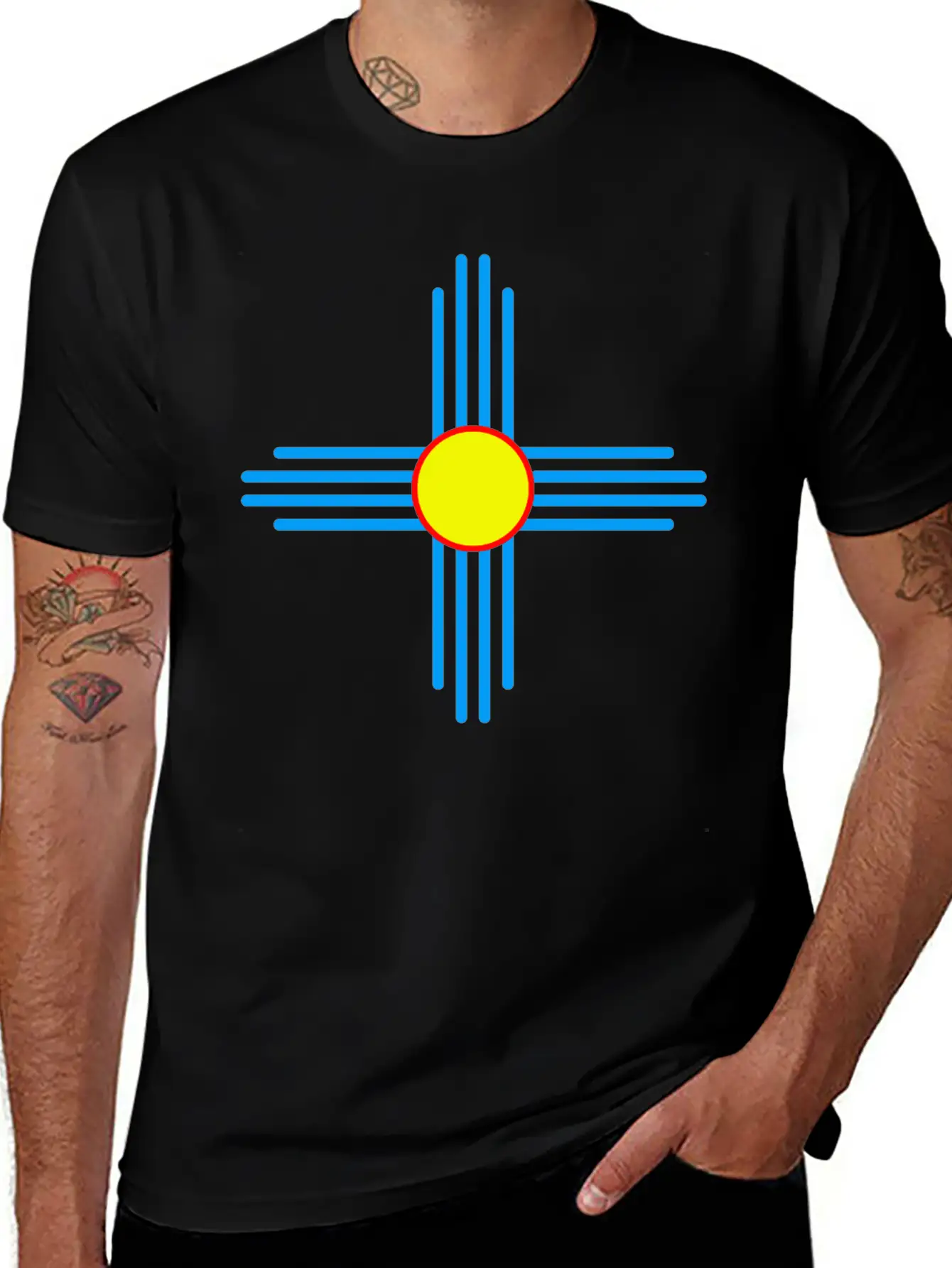 Zia Sun Casual Graphic T-Shirt – Simple And Comfortable Daily Wear