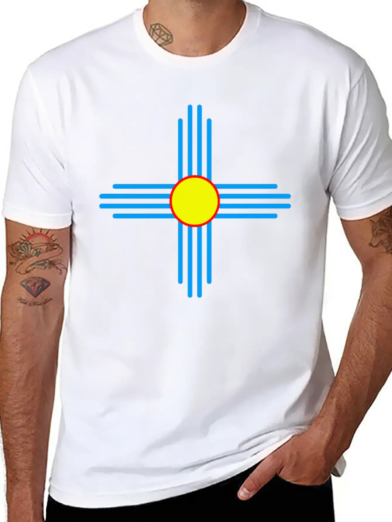 Zia Sun Casual Graphic T-Shirt – Simple And Comfortable Daily Wear