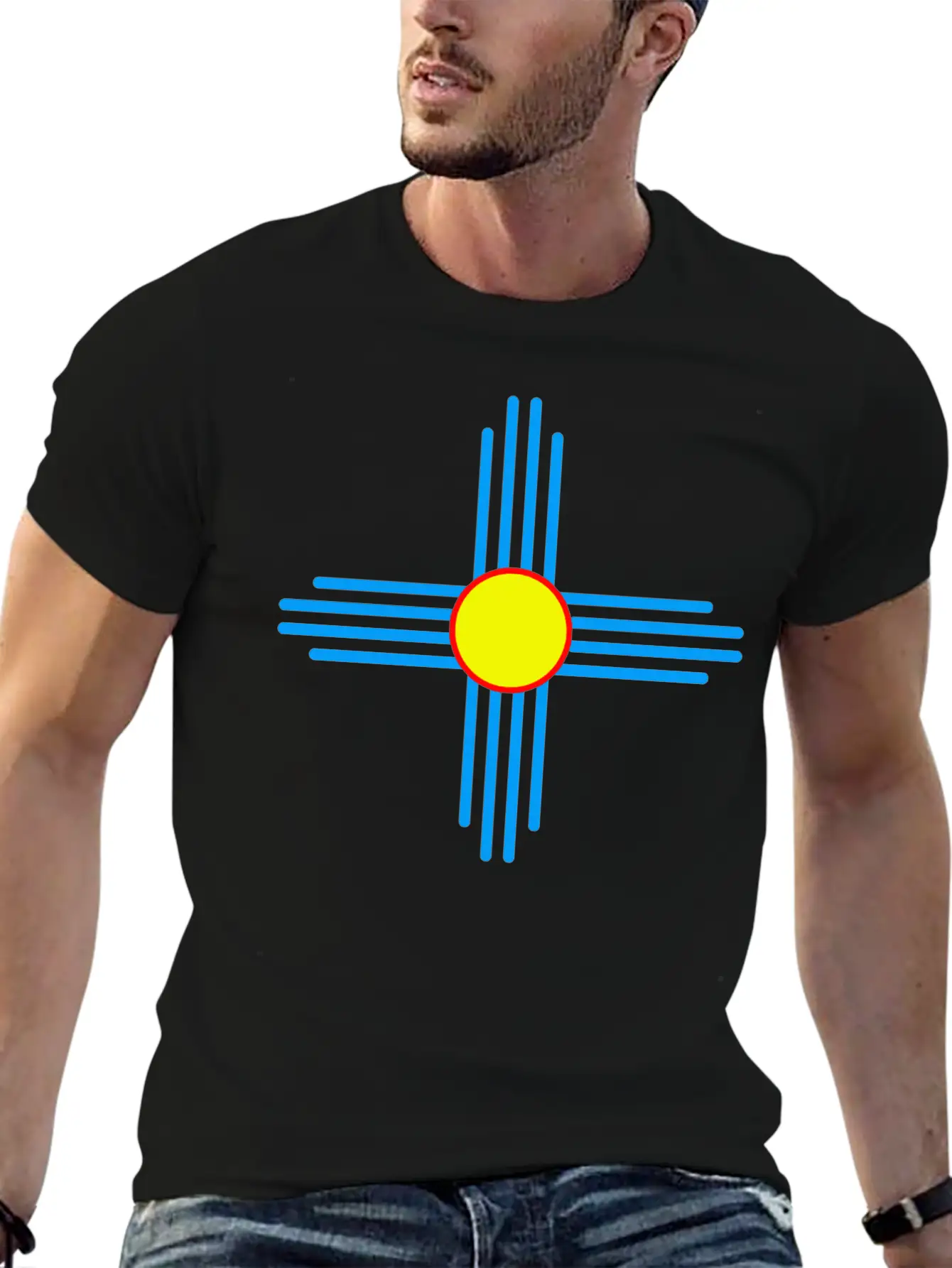 Zia Sun Casual Graphic T-Shirt – Simple And Comfortable Daily Wear