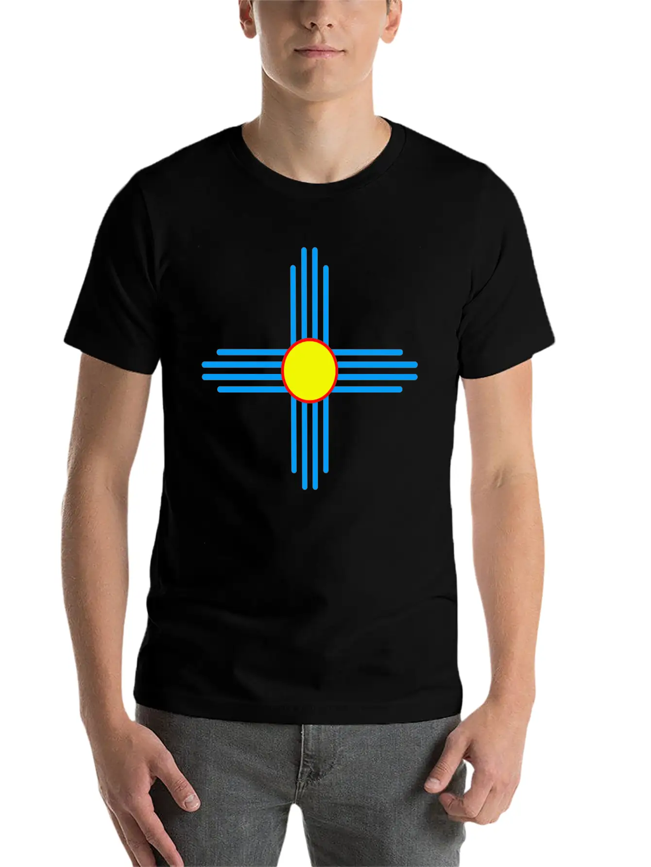Zia Sun Casual Graphic T-Shirt – Simple And Comfortable Daily Wear