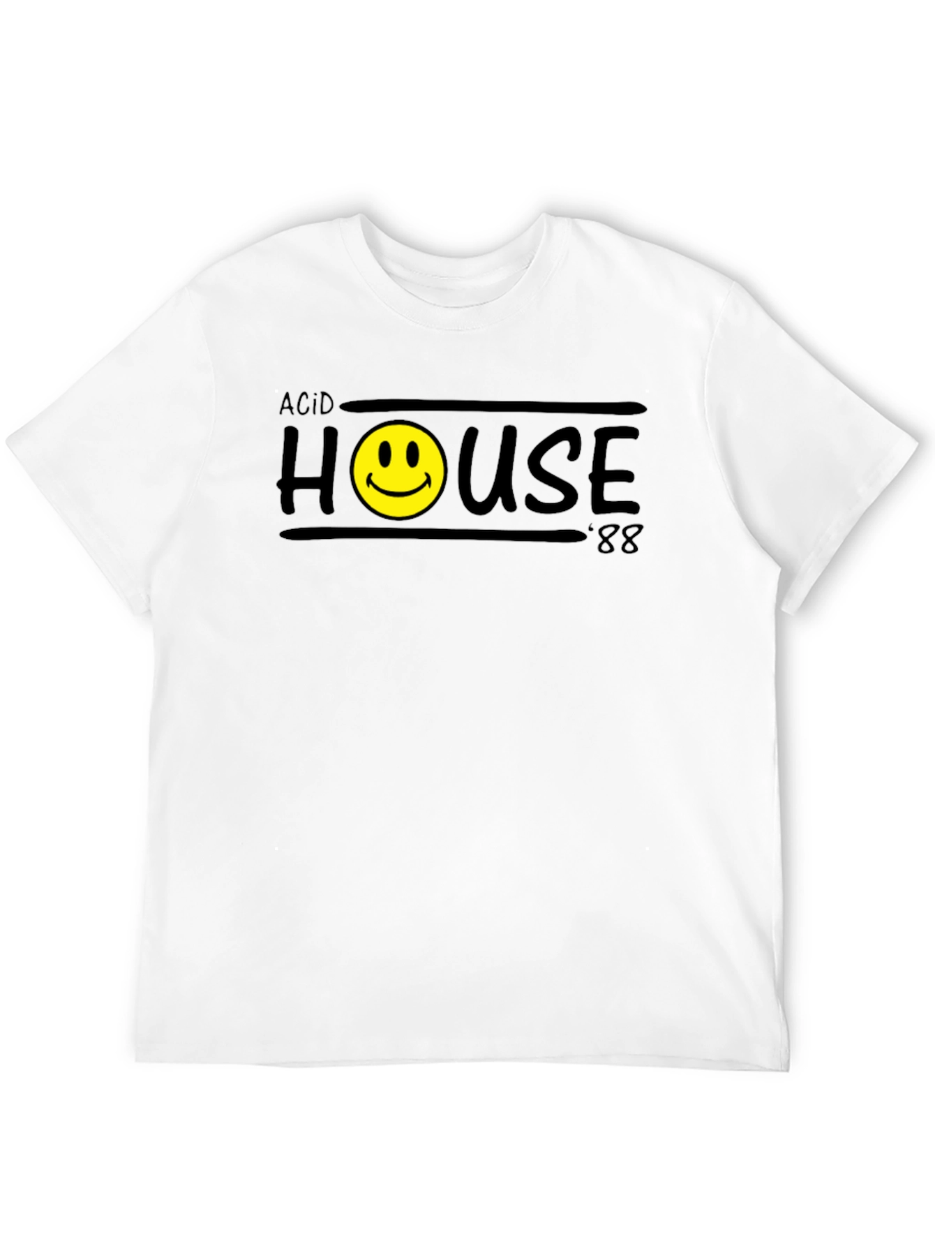 Acid House 88 Graphic Tee - Retro Rave Style