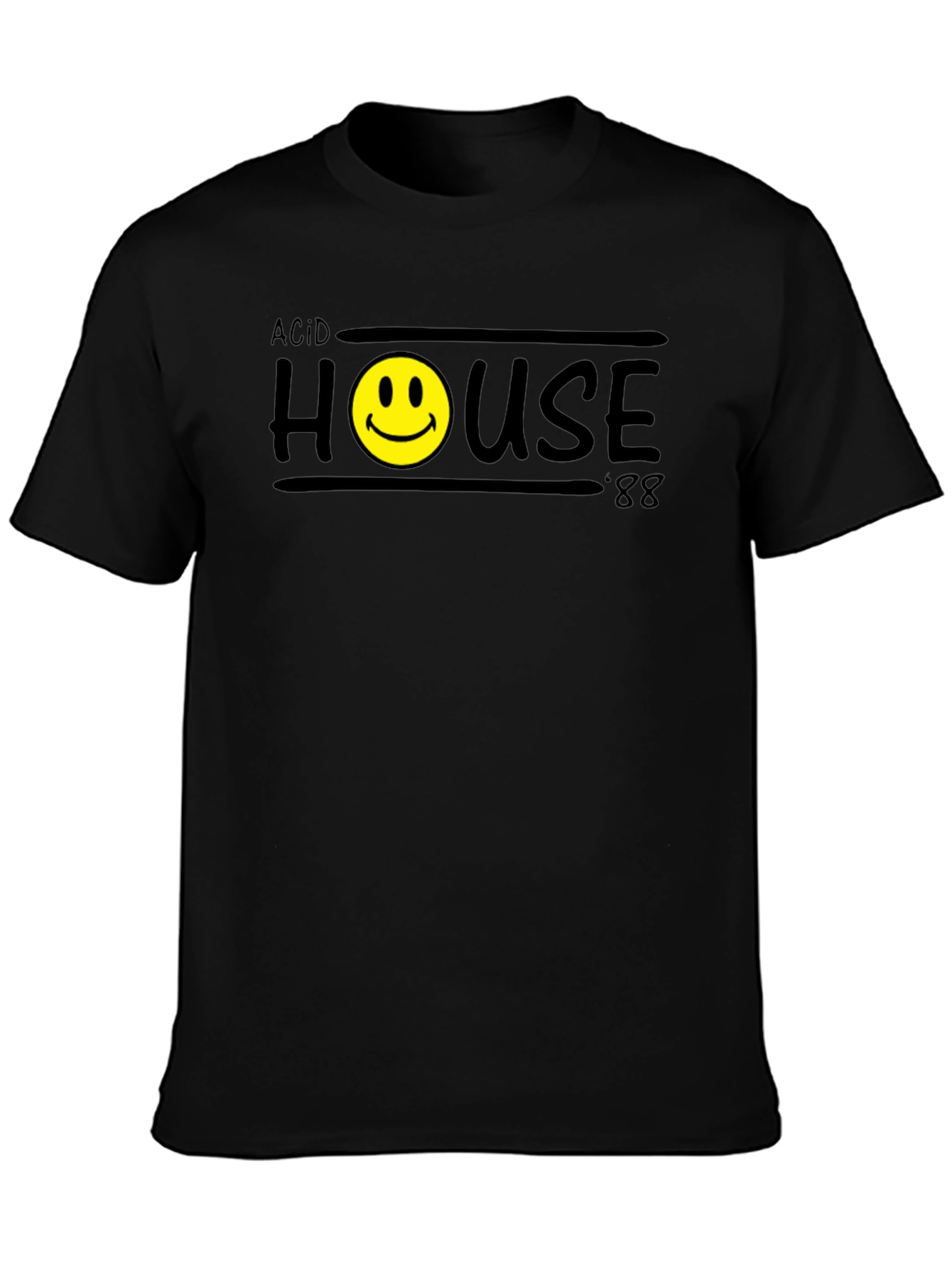 Acid House 88 Graphic Tee - Retro Rave Style