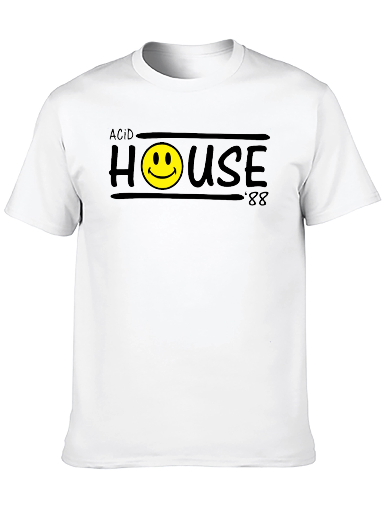Acid House 88 Graphic Tee - Retro Rave Style