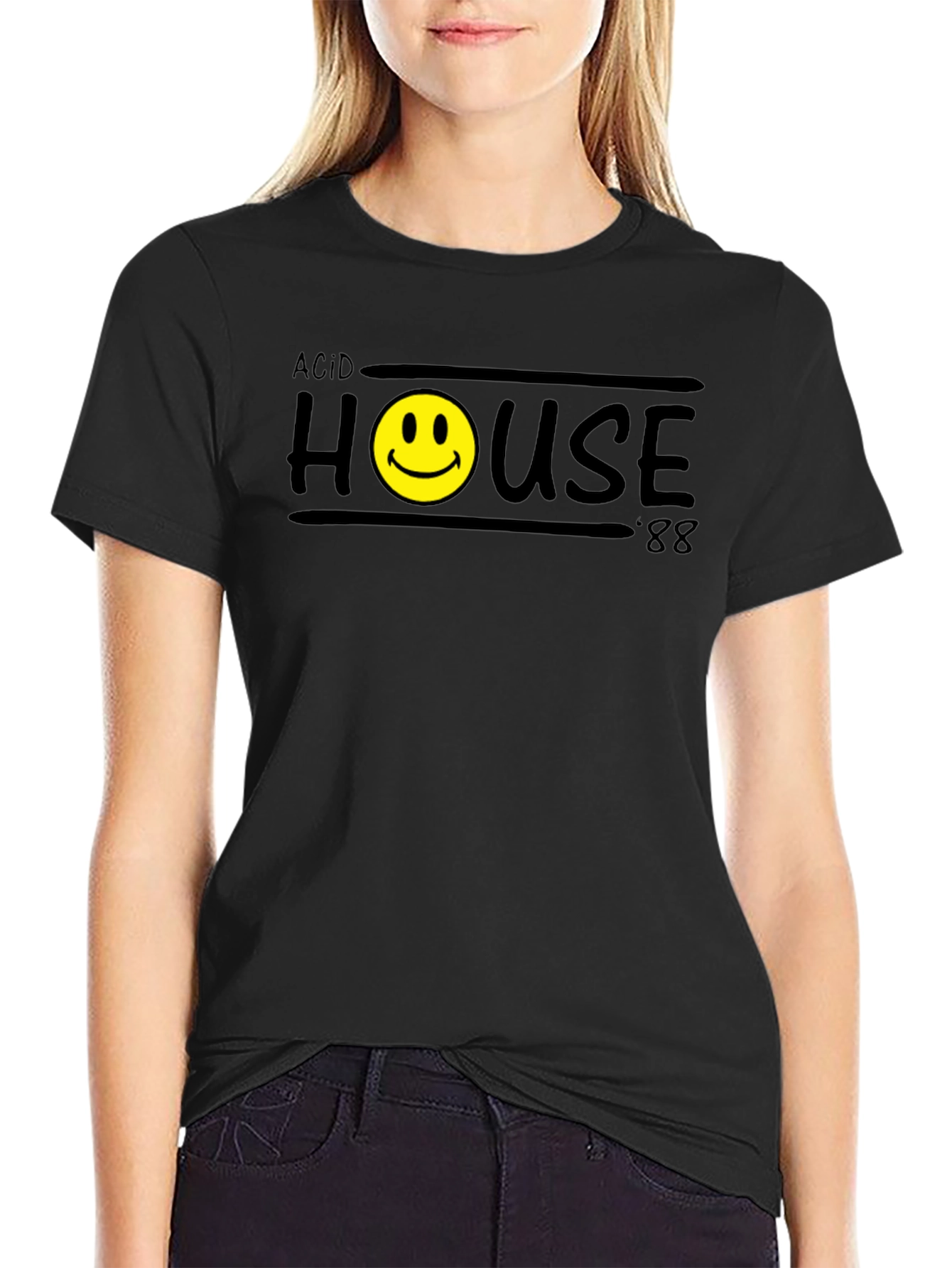 Acid House 88 Graphic Tee - Retro Rave Style