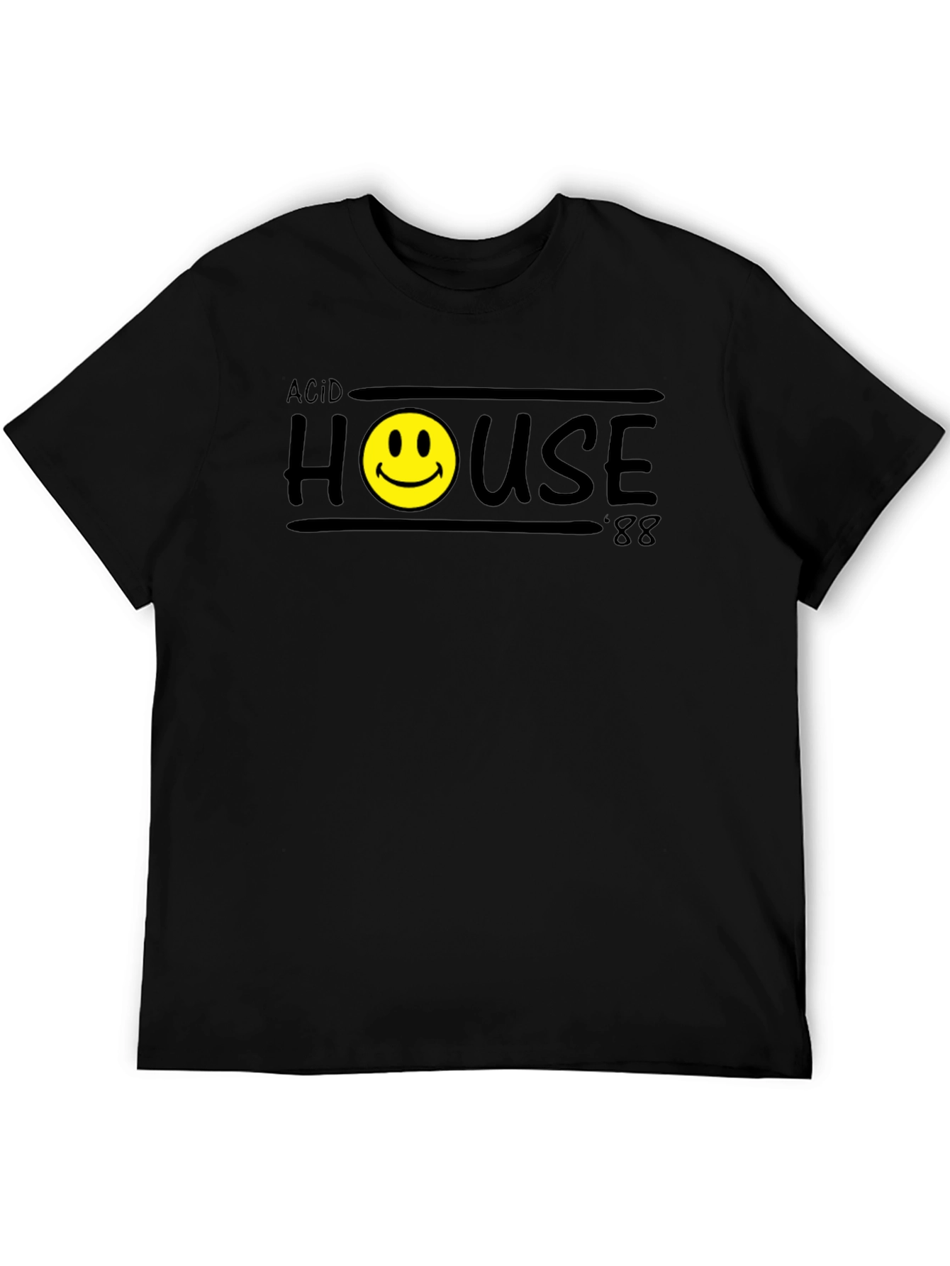 Acid House 88 Graphic Tee - Retro Rave Style