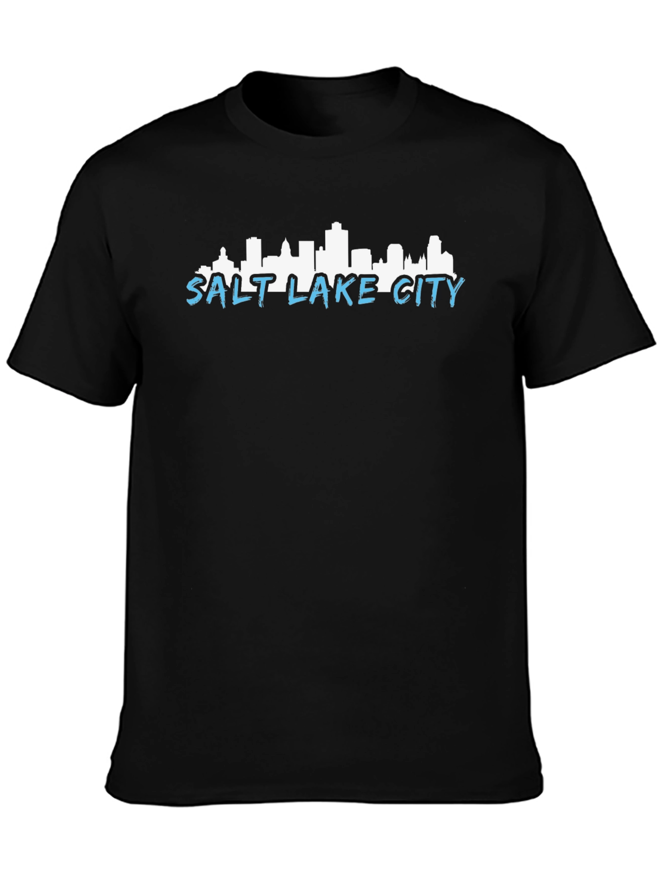 Salt Lake City Skyline Graphic T-Shirt