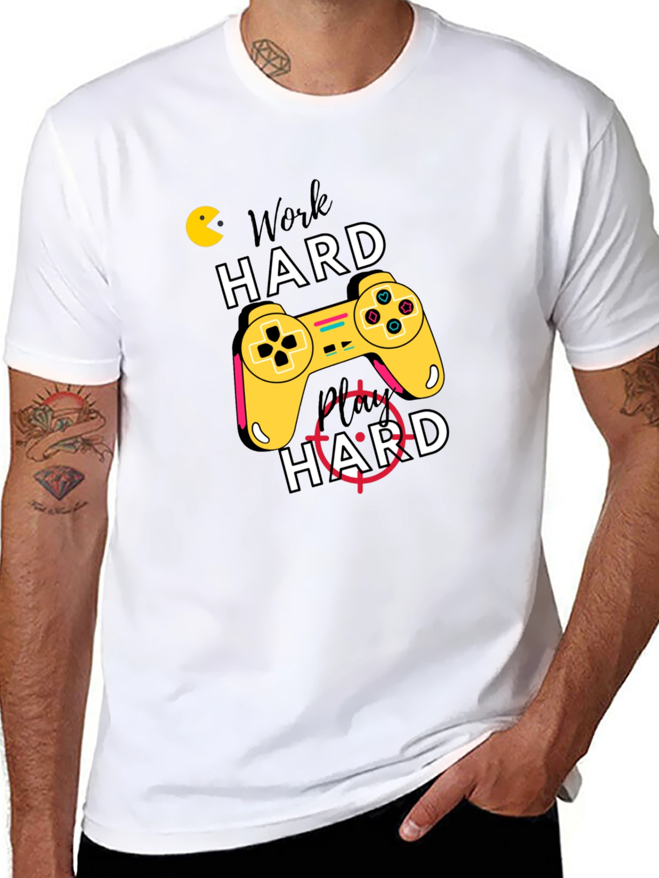 Work Hard Play Hard Gamer T-Shirt