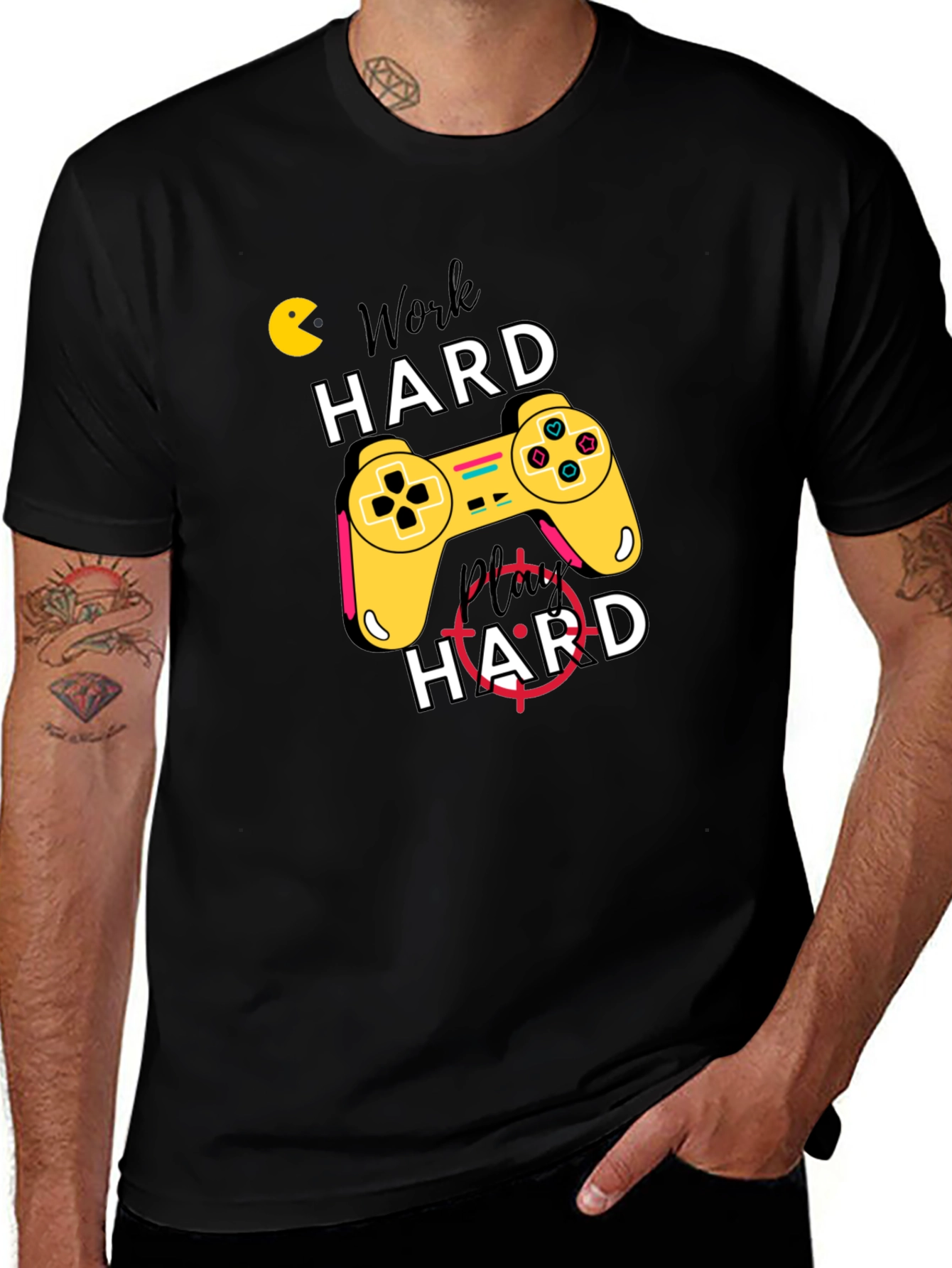 Work Hard Play Hard Gamer T-Shirt