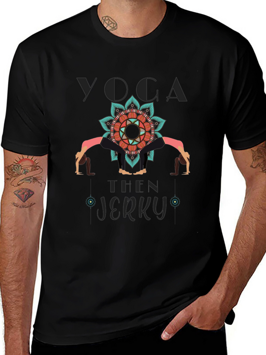 Yoga Then Jerky Graphic Tee