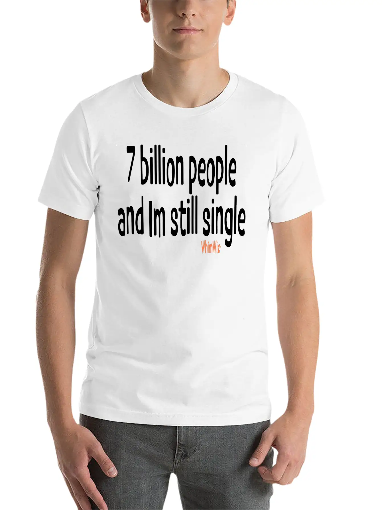 7 Billion Copy Casual Graphic T-Shirt – Simple And Comfortable Daily Wear