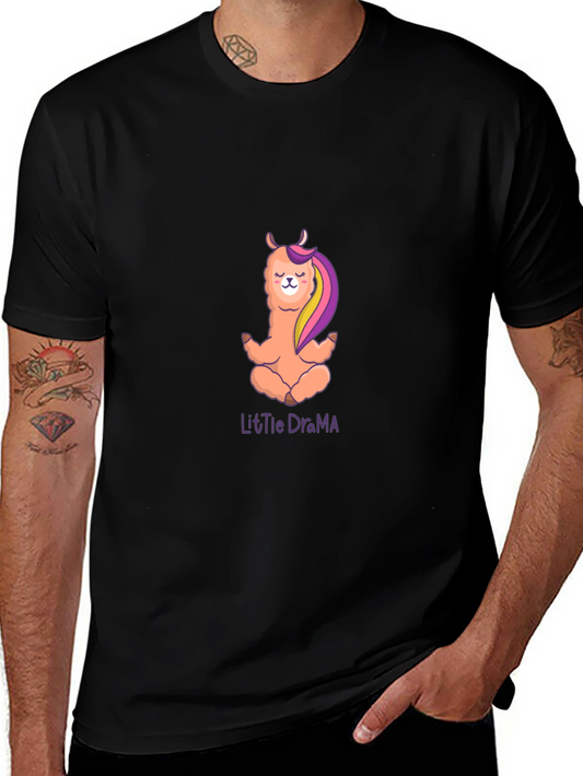 Zen Llama T-Shirt - Little Drama Design