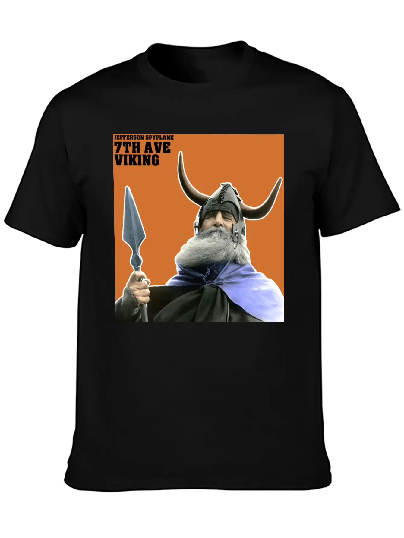 7th Ave Viking - Sticker Casual Graphic T-Shirt – Simple And Comfortable Daily Wear