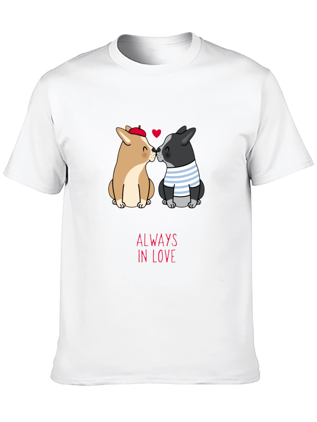 Always In Love Pet Cartoon Graphic Tee