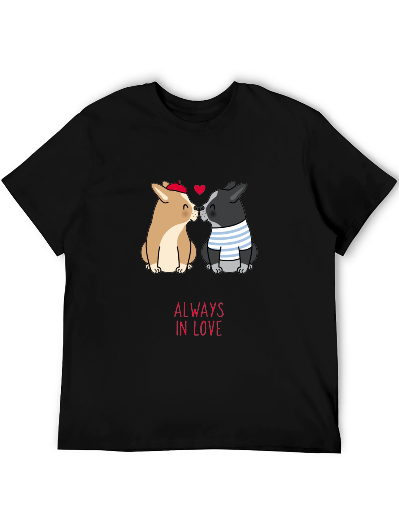 Always In Love Pet Cartoon Graphic Tee