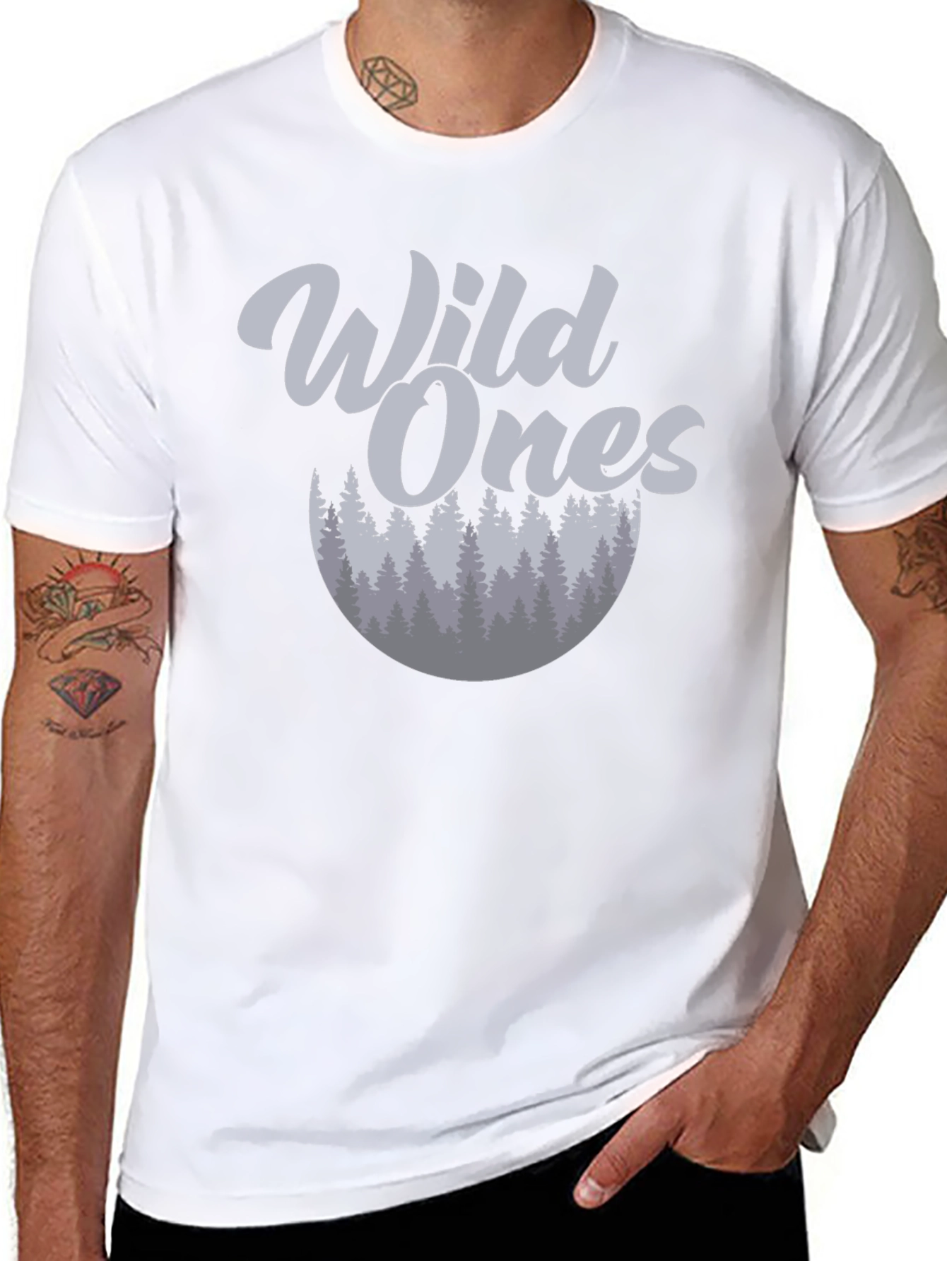 Wild Ones Tree Graphic Tee - Nature Lover Shirt